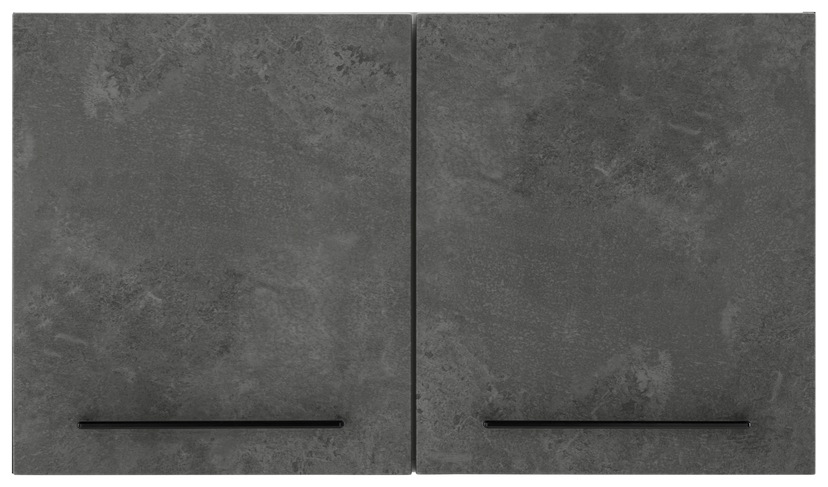 HELD MÖBEL Hängeschrank »Tulsa«, cm Front schwarzer 1 hoch, auf 50 MDF kaufen cm Raten Tür, Metallgriff, 57 breit