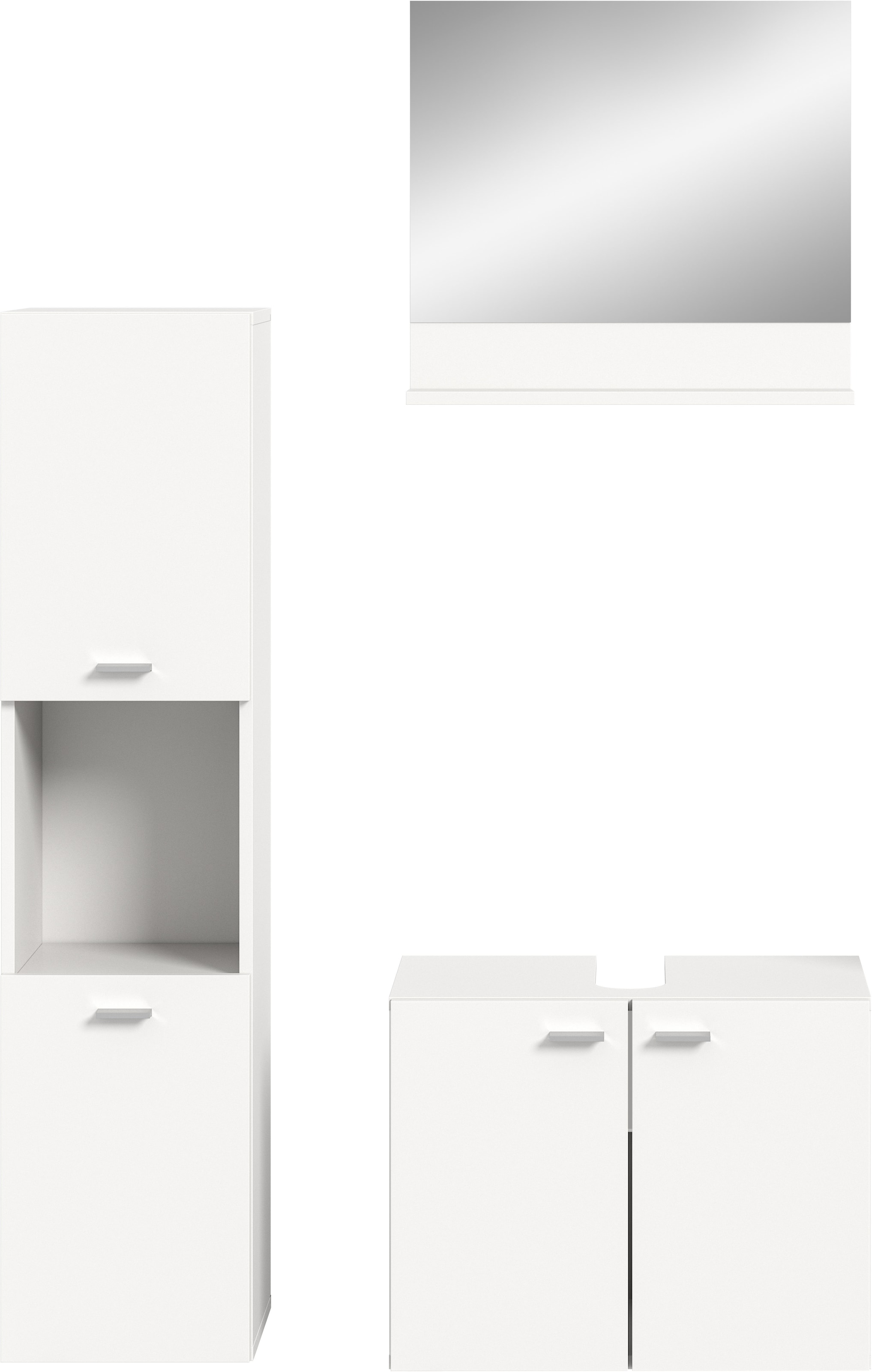 welltime Badmöbel-Set »Tampa, Breite 102cm, 3-teilig« 3 Stk. tlg.