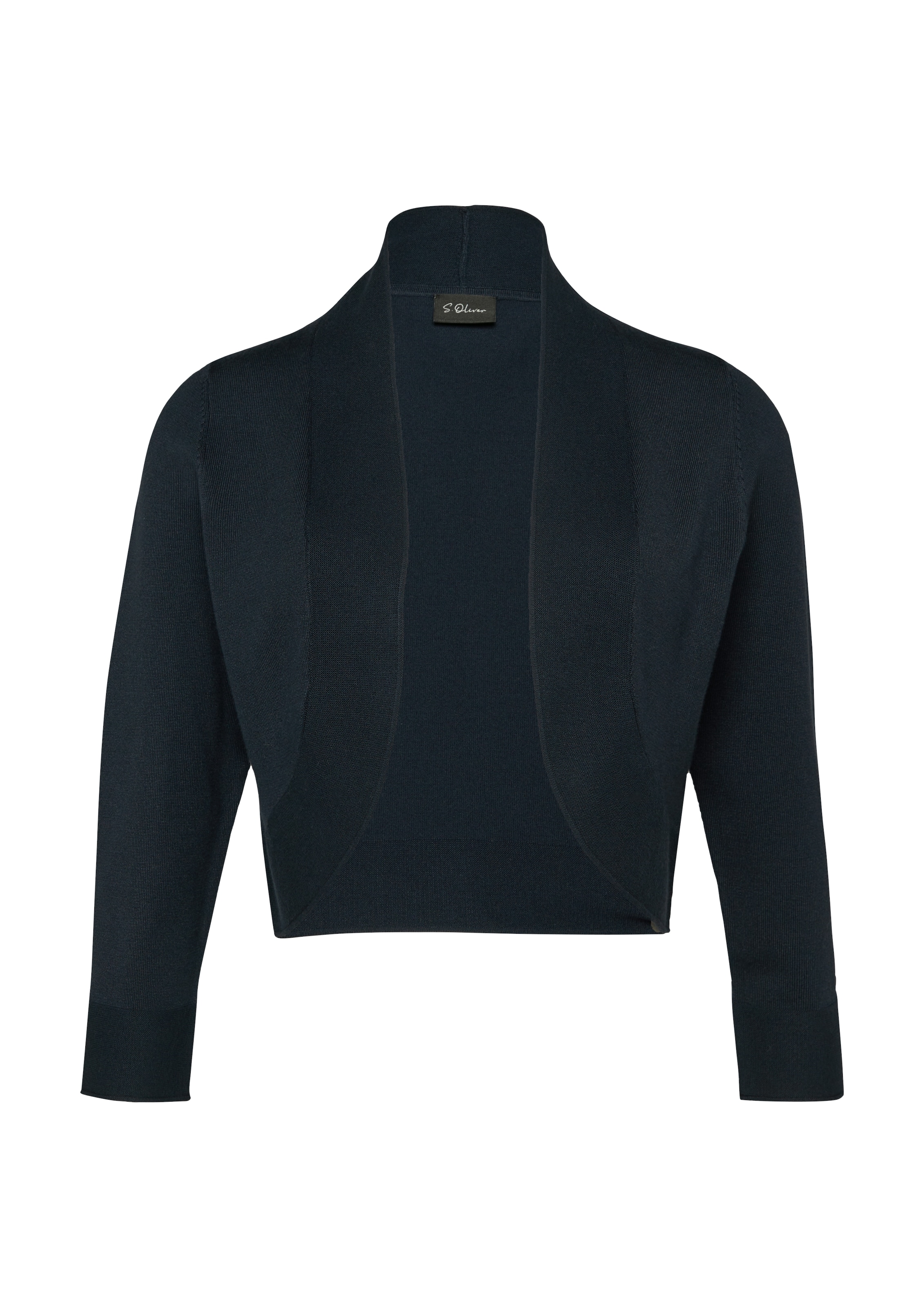 s.Oliver BLACK LABEL Strickjacke, mit Blende