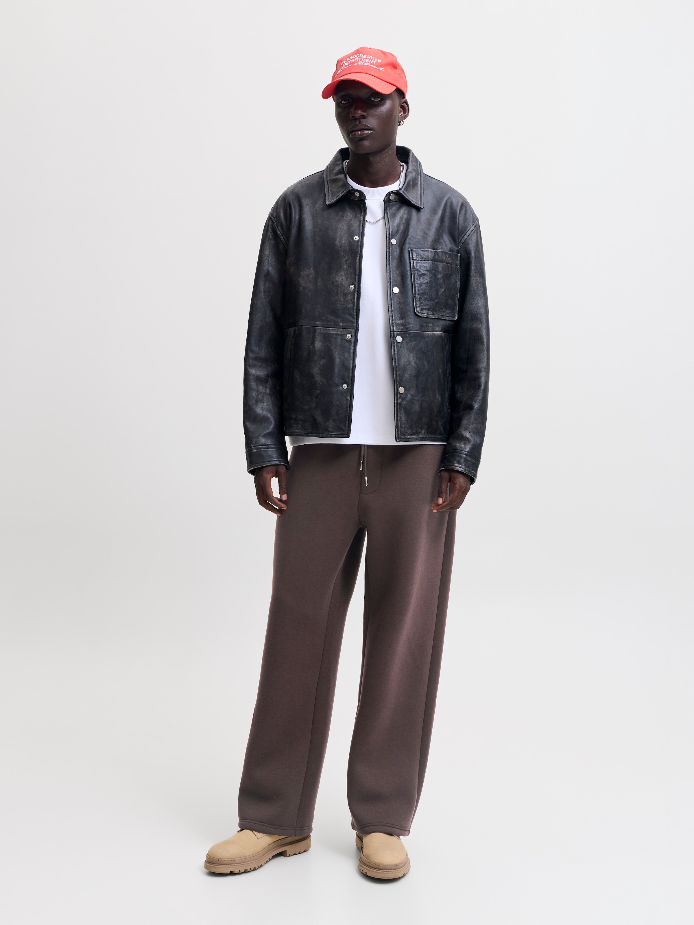 Jack & Jones Sweathose »JPSTBILL LEGACY SCUBA UNC SWT PANTS NOOS«  Materialmix, locker geschnitten