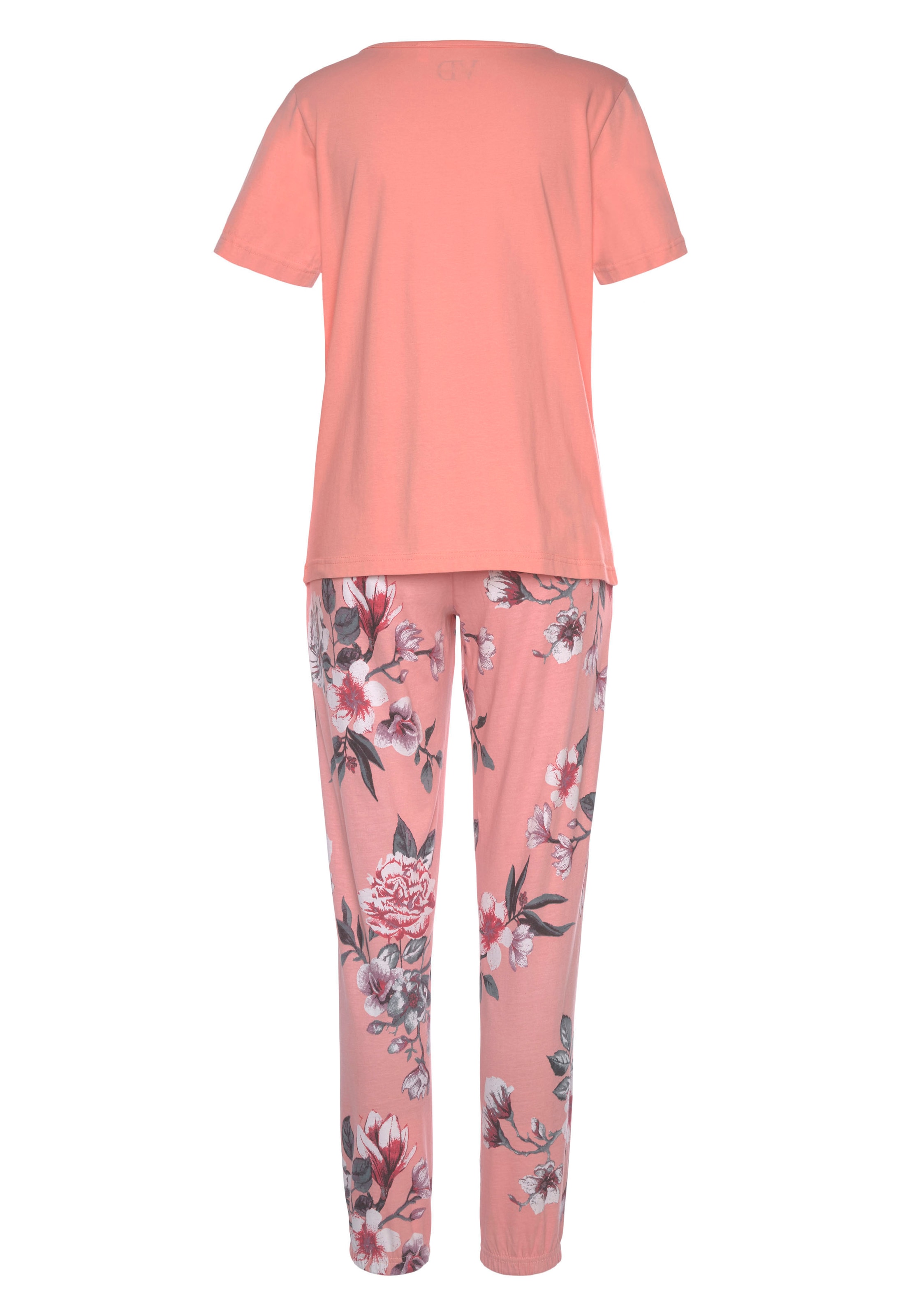 Vivance Dreams Pyjama 2-teilig, 2 tlg. mit Blumendruck