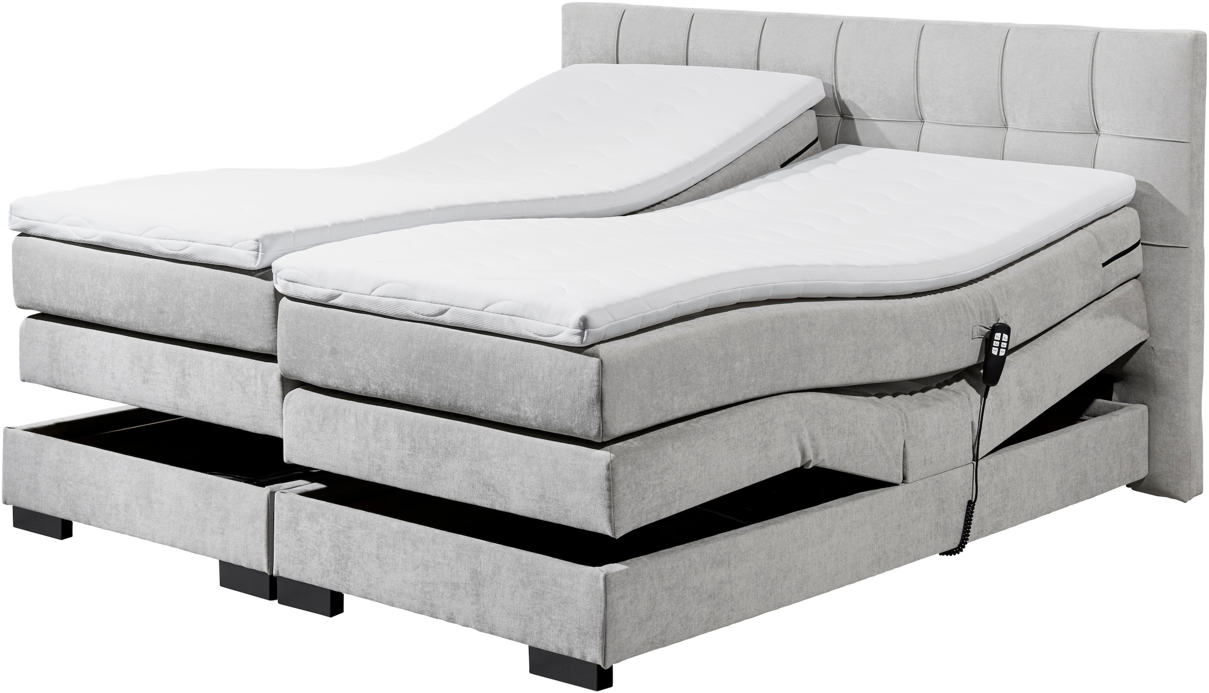 ED EXCITING DESIGN Boxspringbett »Talena«, inkl. Motor und Topper