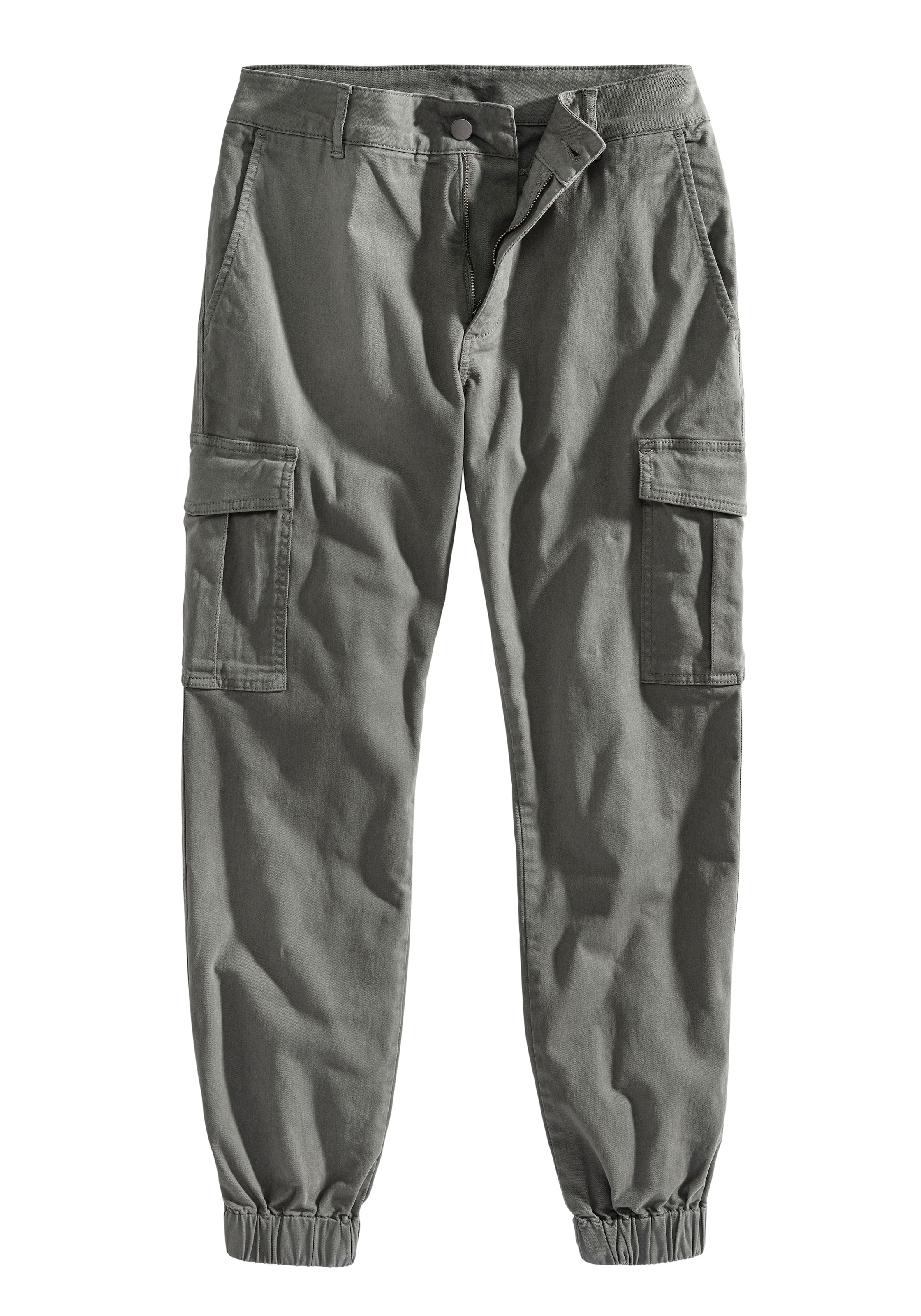 AUTHENTIC LE JOGGER Cargohose, mit normaler Bundhöhe aus Baumwoll-Elasthan Qualität