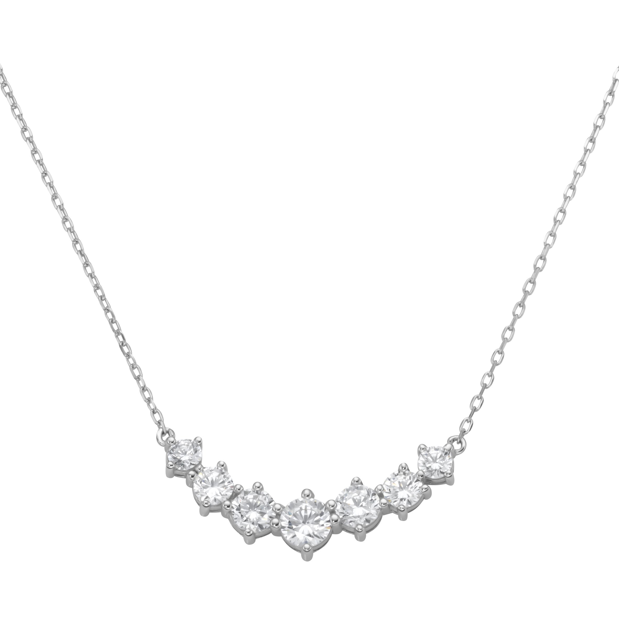 Smart Jewel Collier »Collier Mittelteil mit Zirkonia, Silber 925«