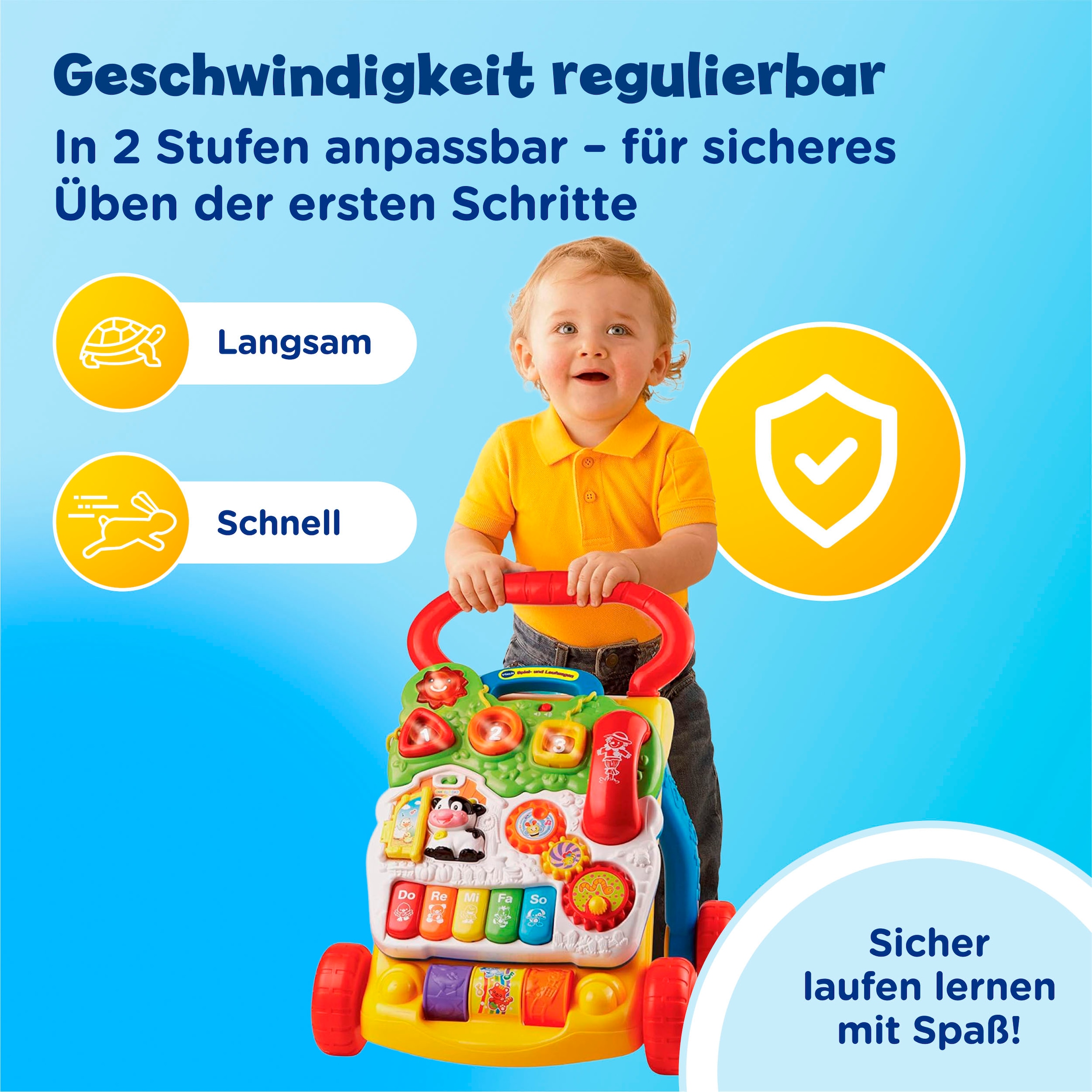 Vtech® Lauflernwagen »VTechBaby, Spiel-und Laufwagen - Special Edition« mit 11 Kindermelodien