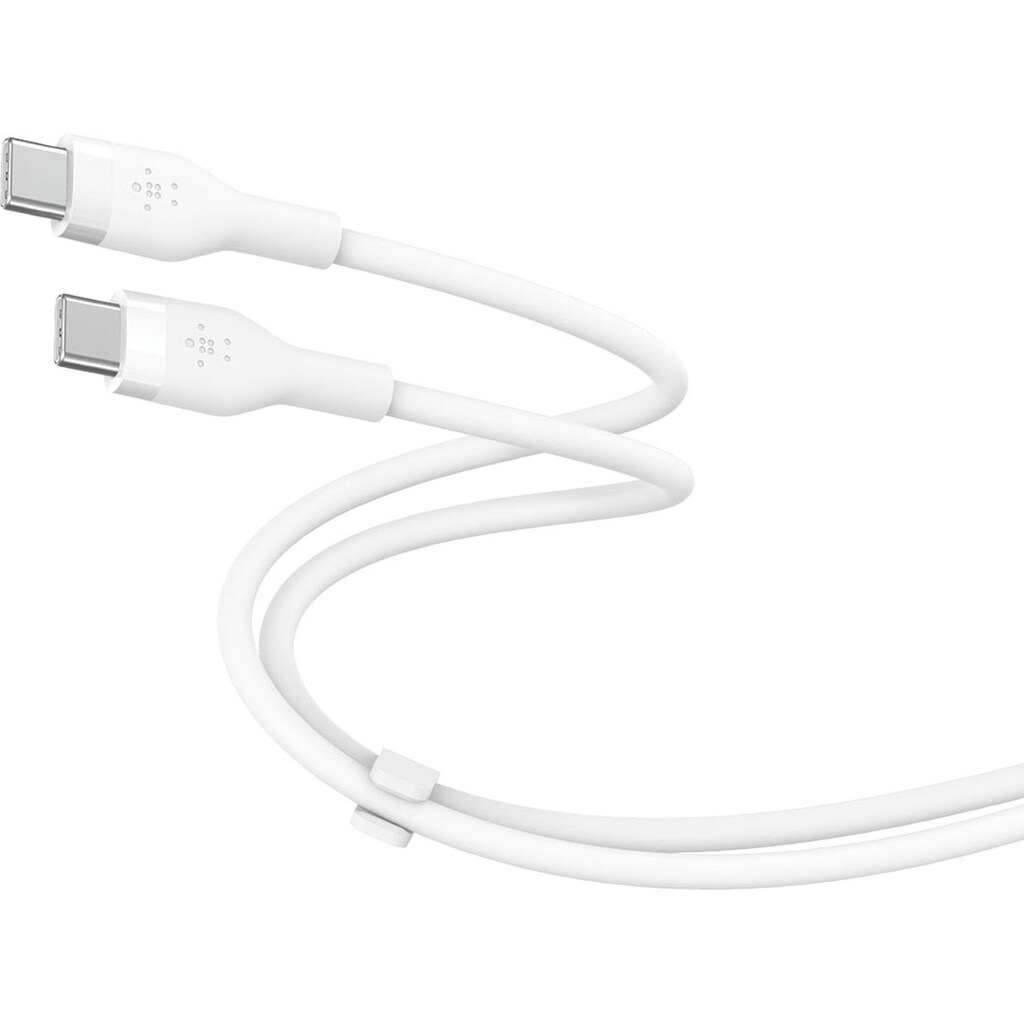 Belkin Smartphone-Kabel »Boost Charge Flex USB-C/USB-C Kabel, Schnellladen bis 60W«, USB-C, USB-C, 200 cm