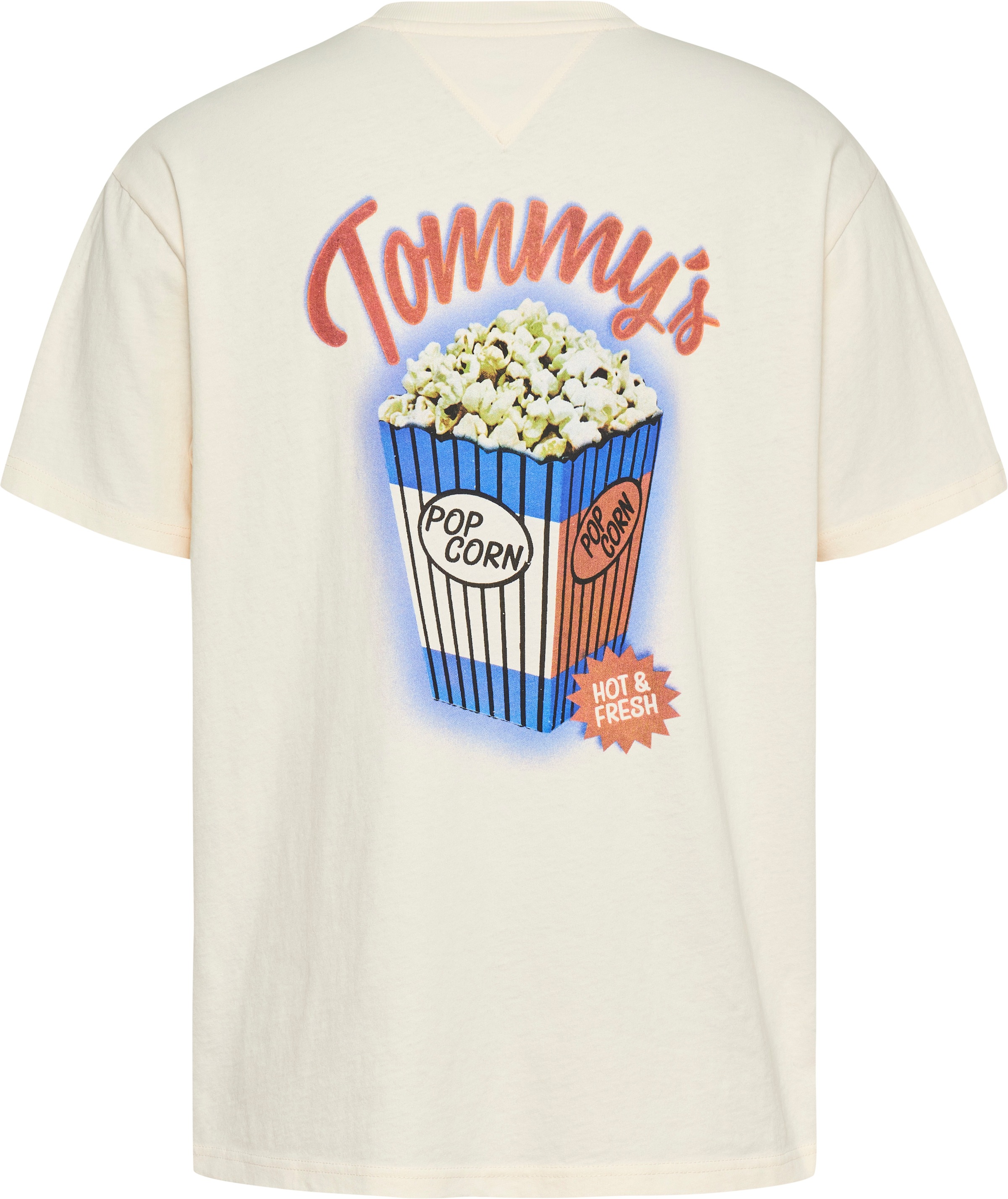 Tommy Jeans T-Shirt »TJM RLX NOVELTY 2 GMD TEE«, mit großem Logo am Rücken