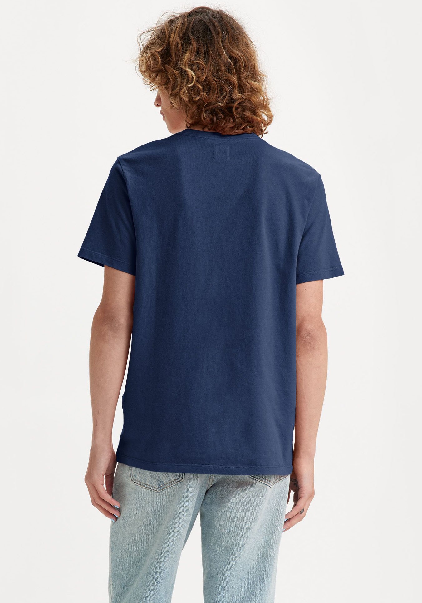 Levi's® V-Shirt »LE ORIGINAL HM VNECK« mit Logostickerei