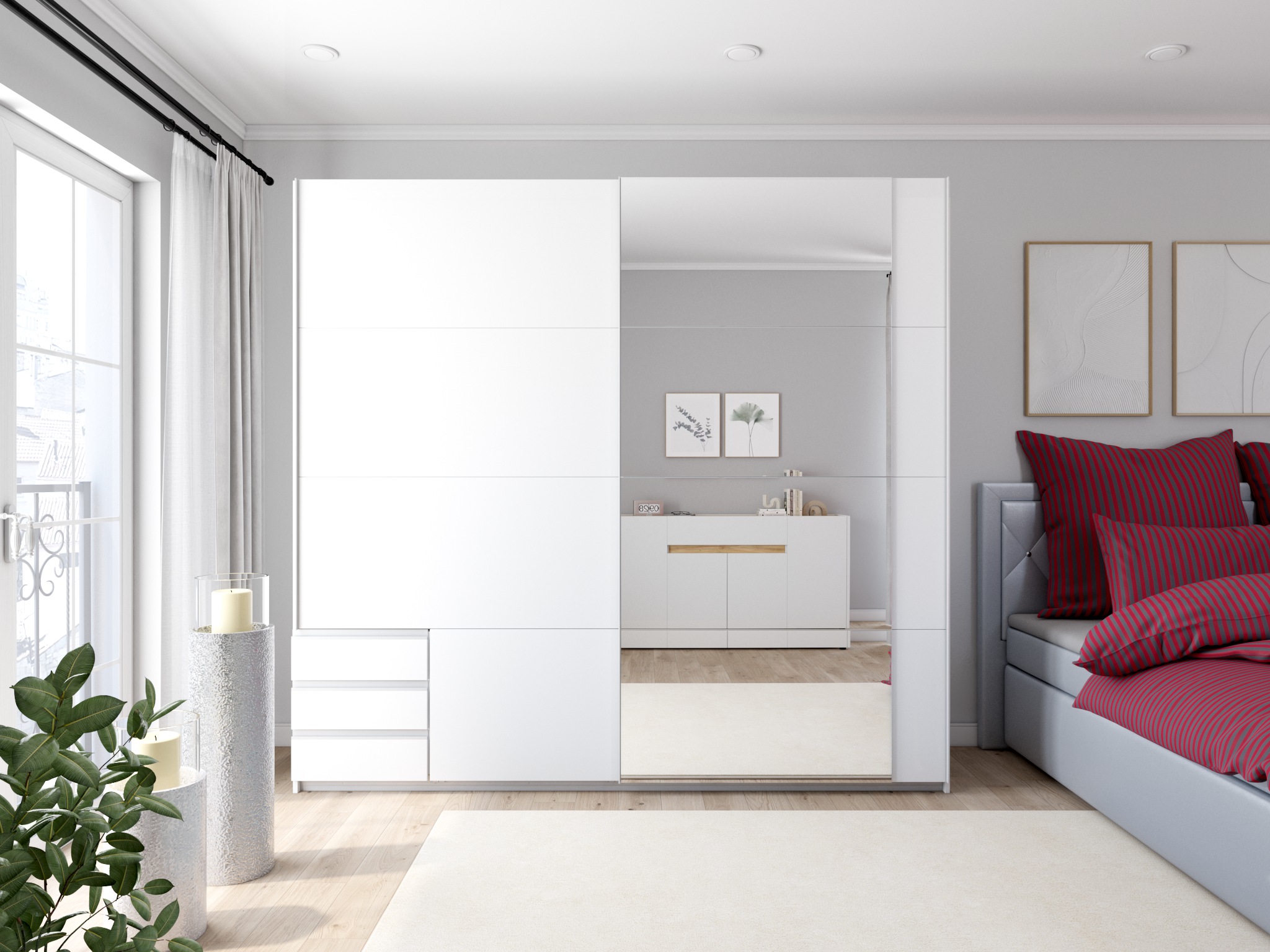 Bruno Banani Bettwäsche »Jassen« 2 Stk. tlg. moderne Bettwäsche aus Baumwolle, Bettwäsche mit Streifen-Design