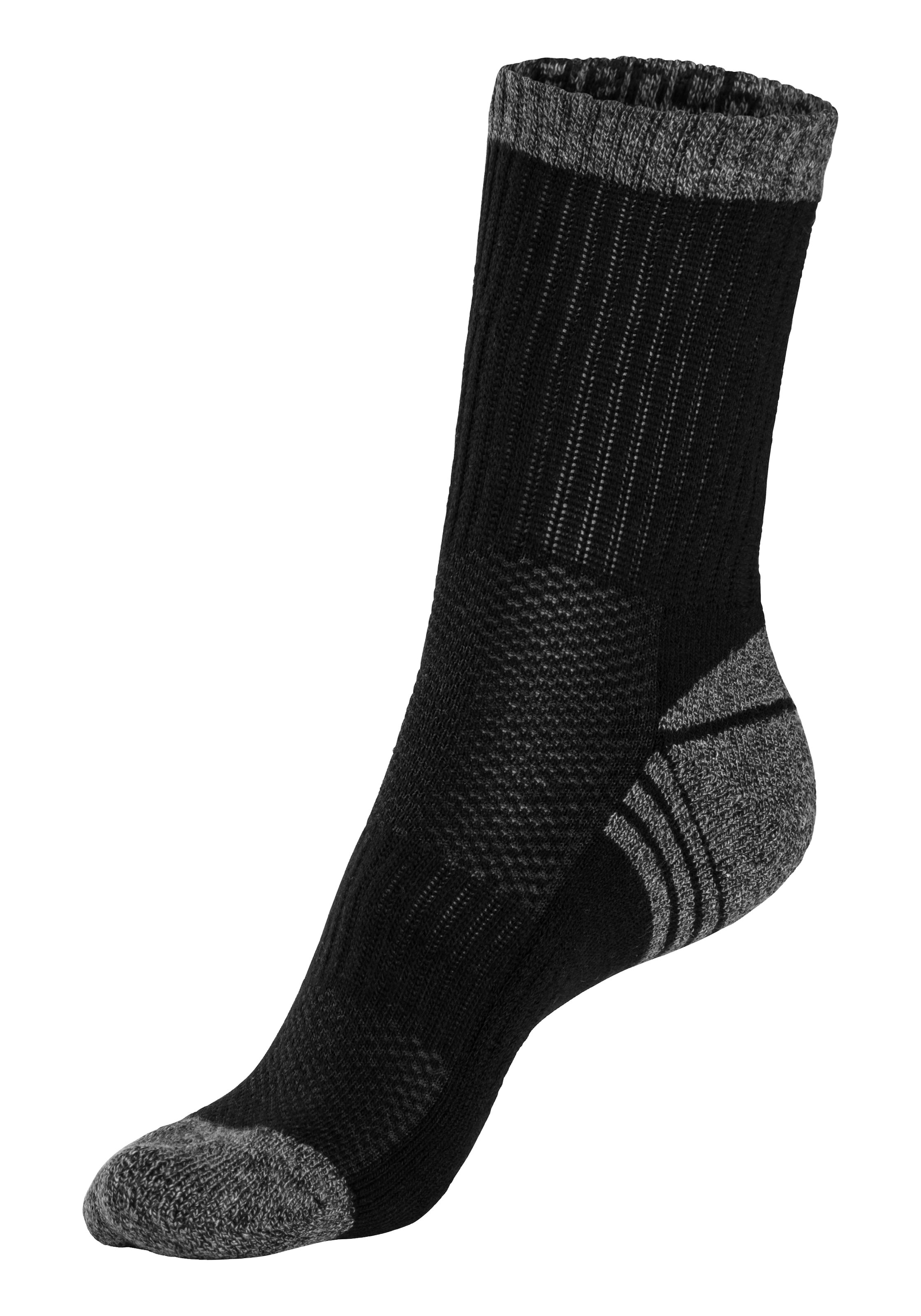 Bench. Tennissocken, (Packung, 3 Paar), mit Pikeestruktur und Mittelfußgummi