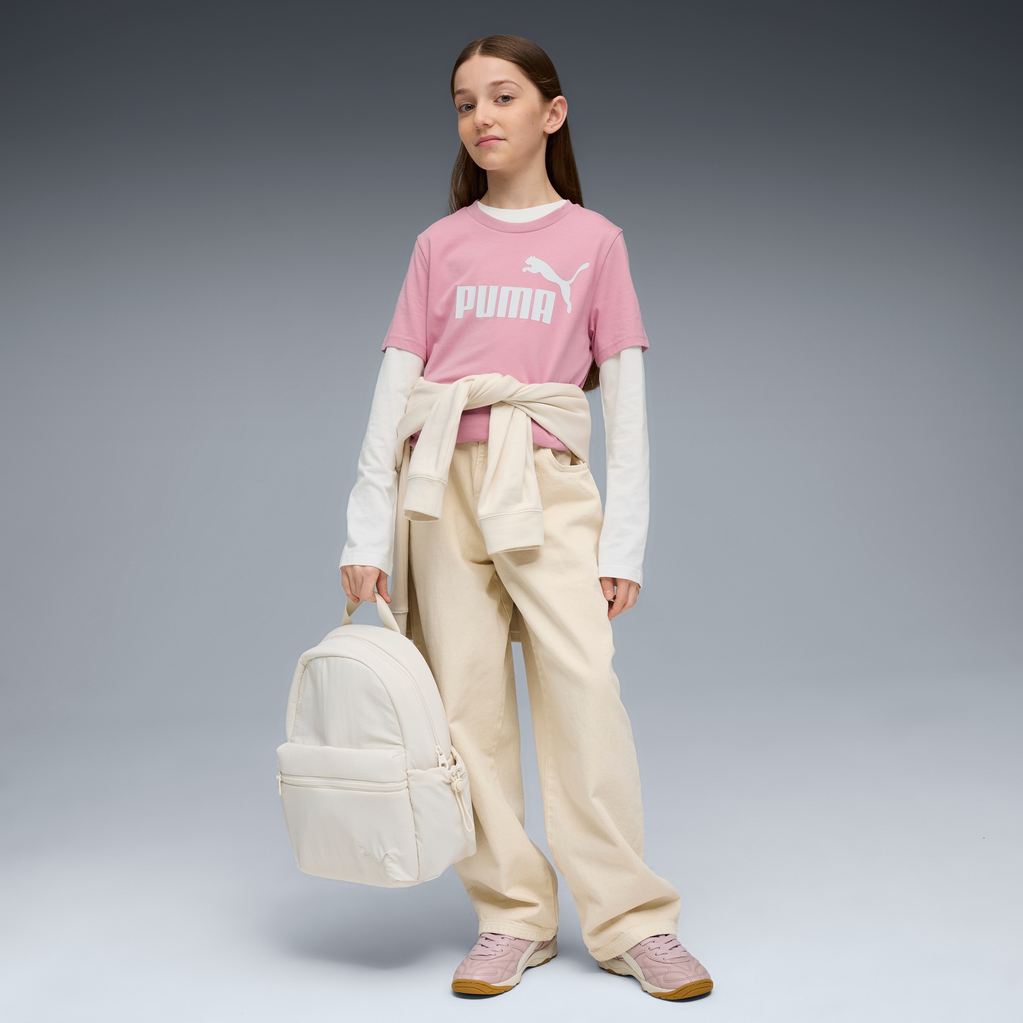 PUMA T-Shirt »ESS NO. 1 LOGO TEE G« Regular Fit, sportlicher Stil, Rundhalsausschnitt, Kurzarm-Design