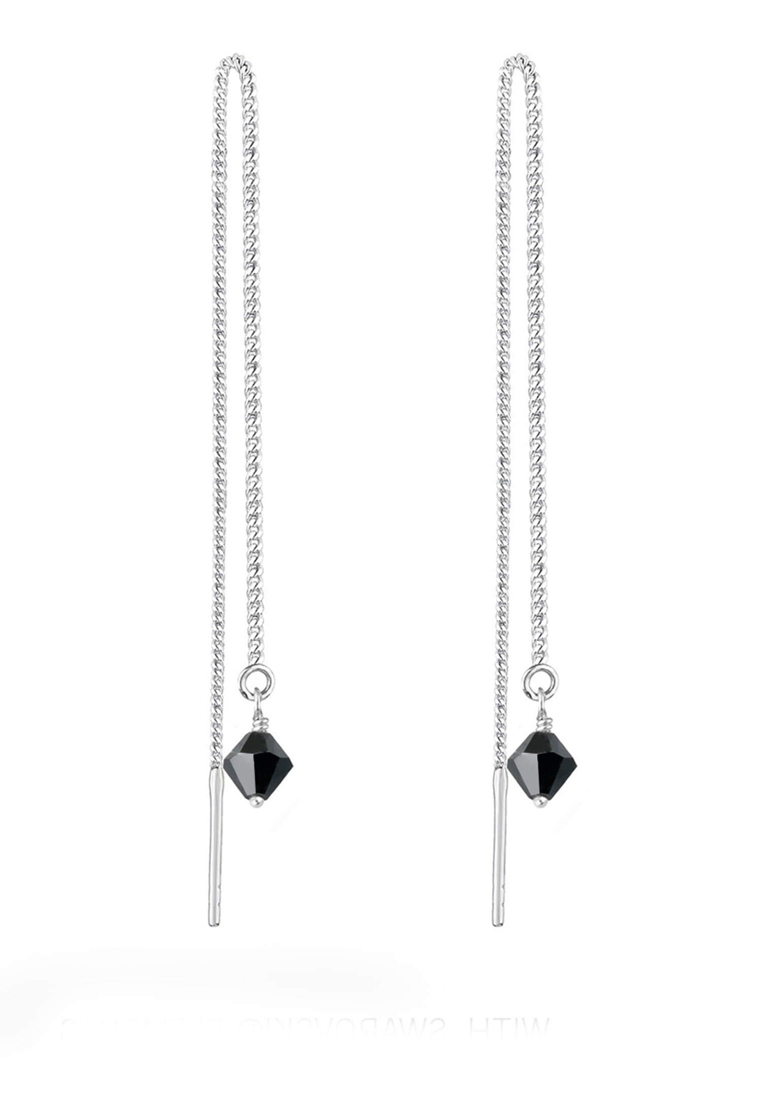 Elli Paar Ohrhänger »Ohrringe Kristalle Funkelnd Elegant 925 Silber«