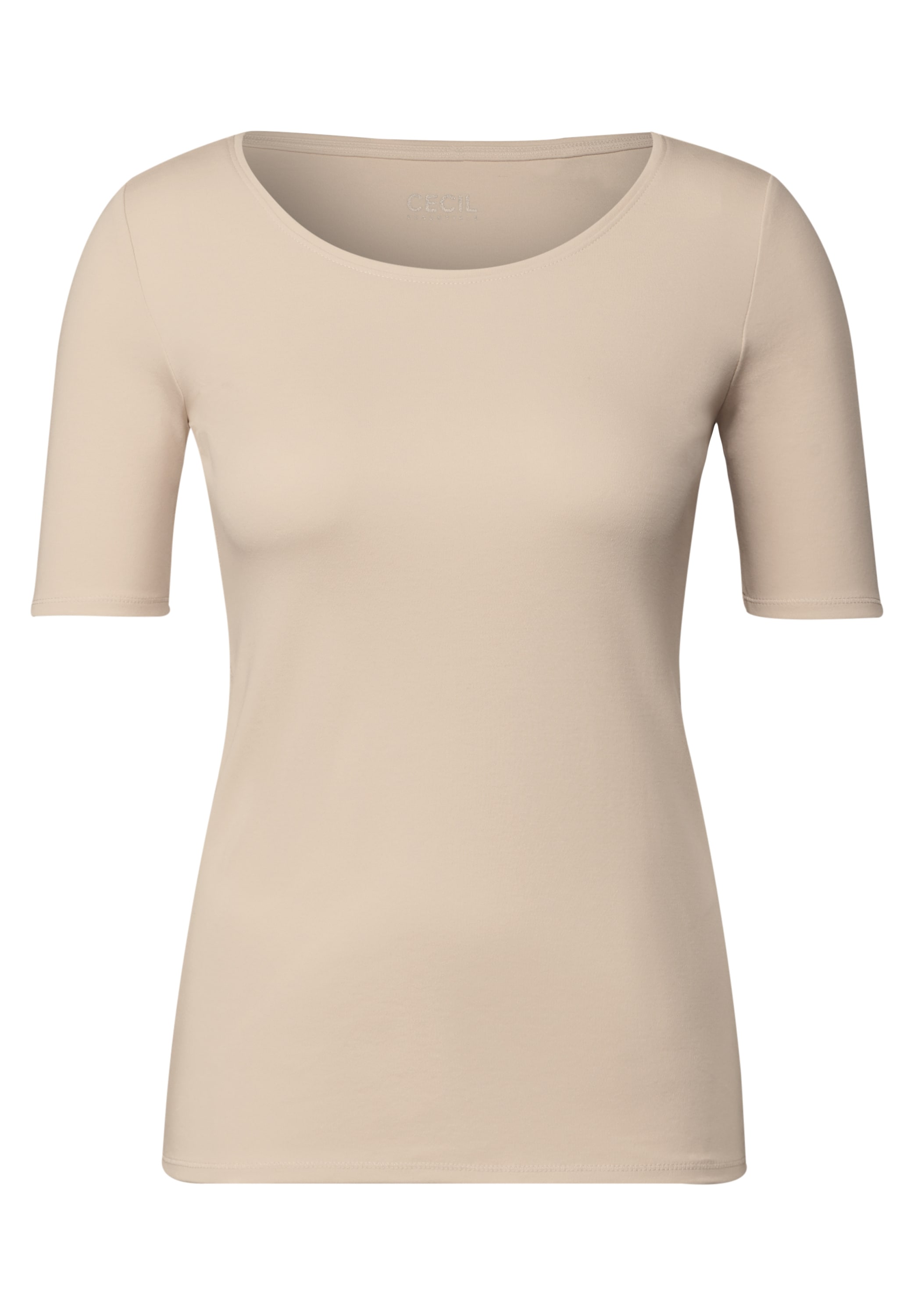 Cecil T-Shirt »Style LENA«, mit klassischem Rundhalsausschnitt