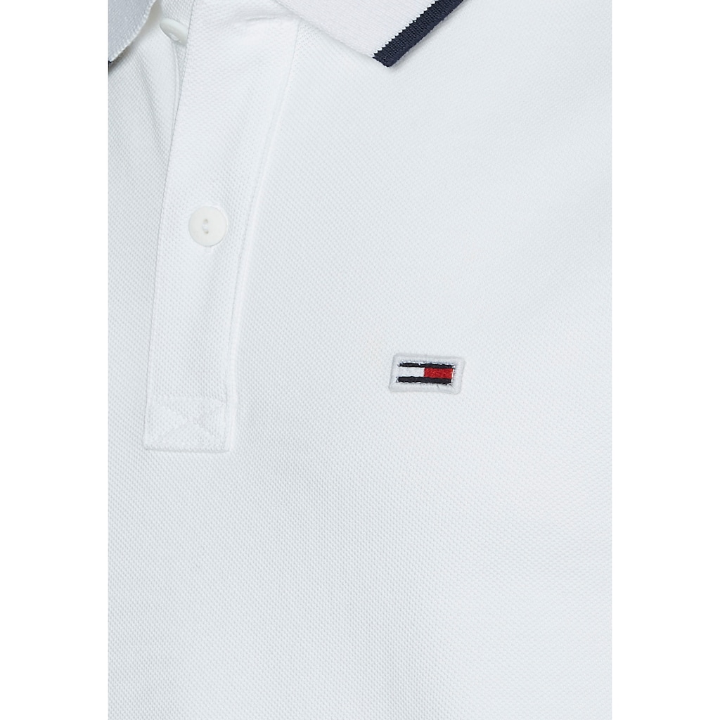 Tommy Jeans Poloshirt »TJM REG FLAG CUFFS POLO«