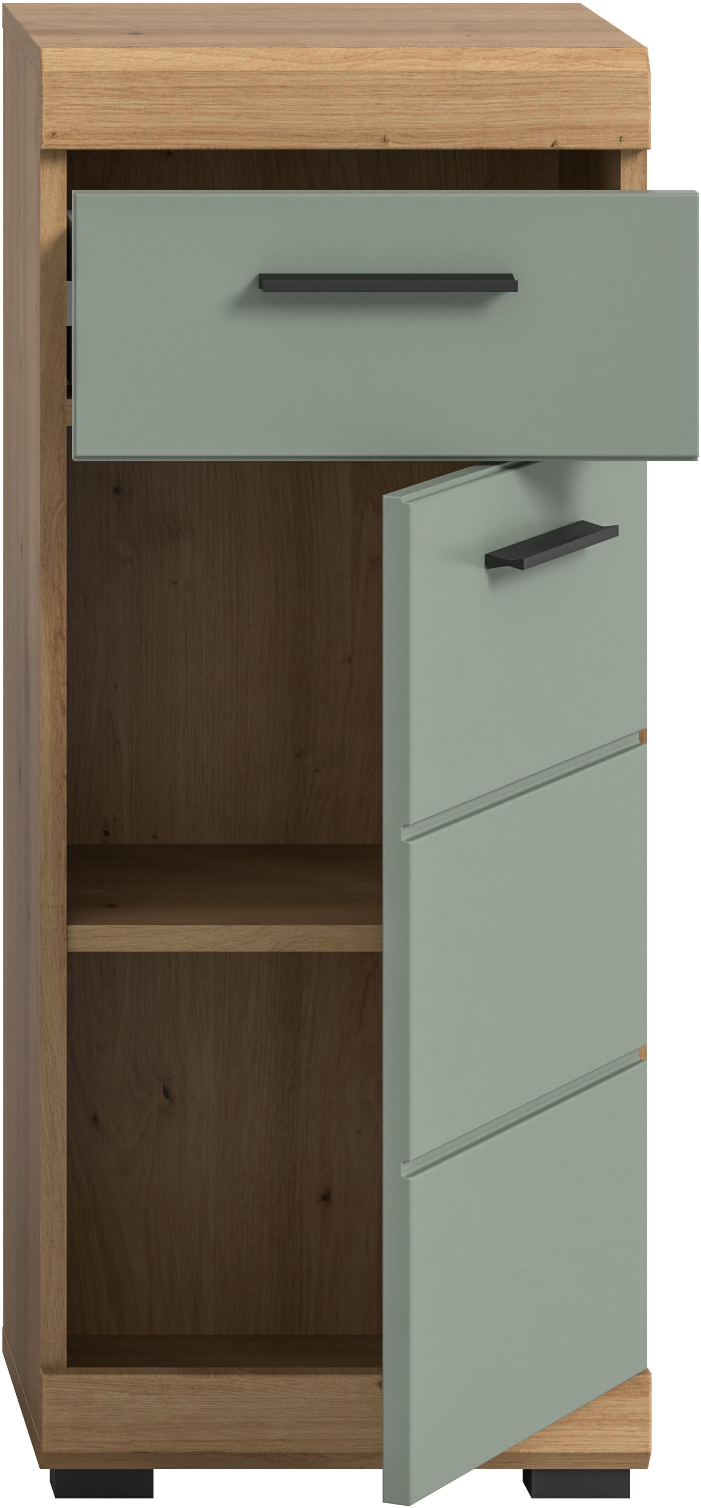 INOSIGN Unterschrank »SIENA, Breite 37cm, 1 Tür, 1 Schubkasten, 2 Fächer, MDF-Front«, (1 St., TOPSELLER!), in verschiedenen Farben erhältlich, Badmöbel, Badschrank, Kommode, Bad