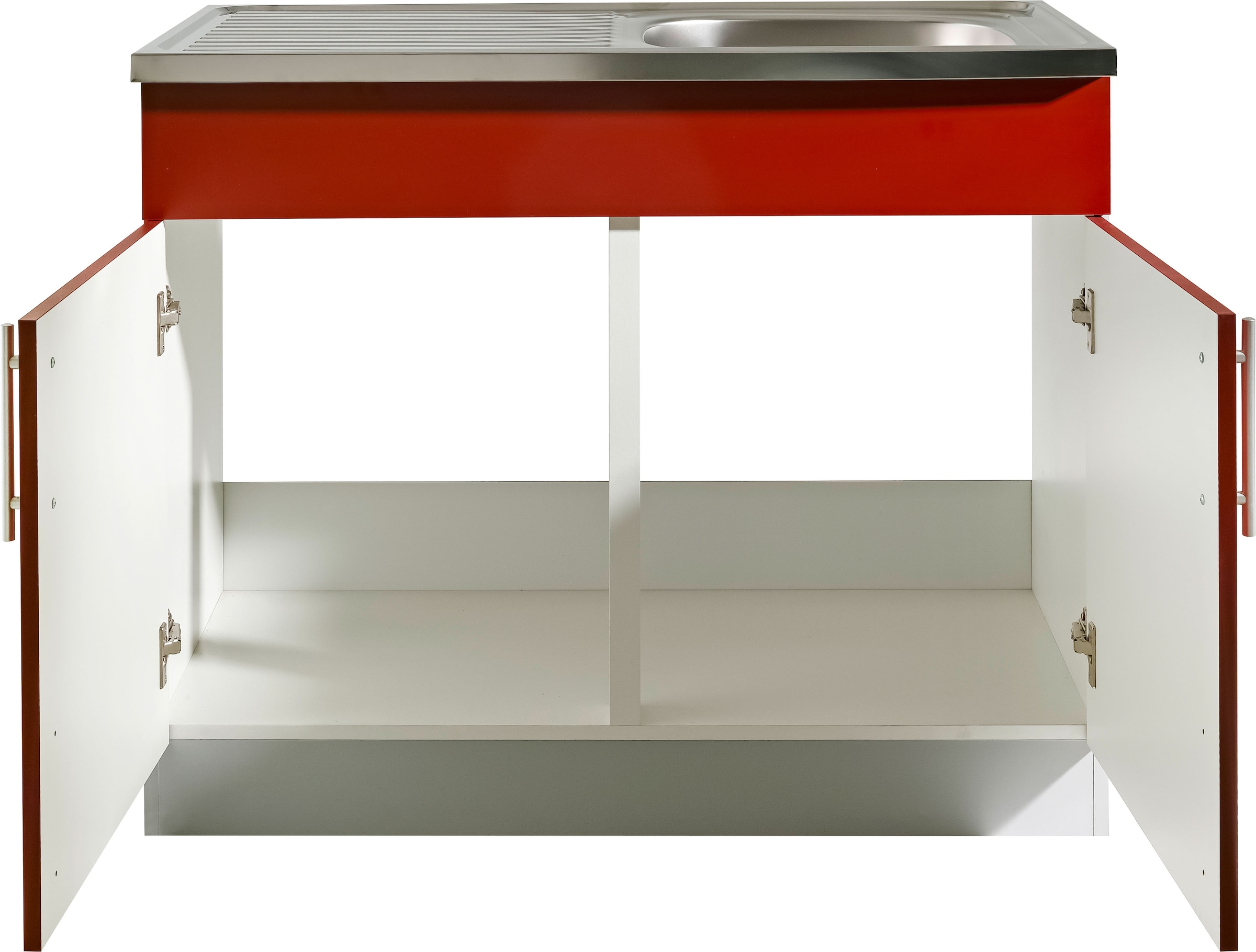 wiho Küchen Spülenschrank »Kiel« 100 cm breit, 50 cm tief, mit Auflagebecken