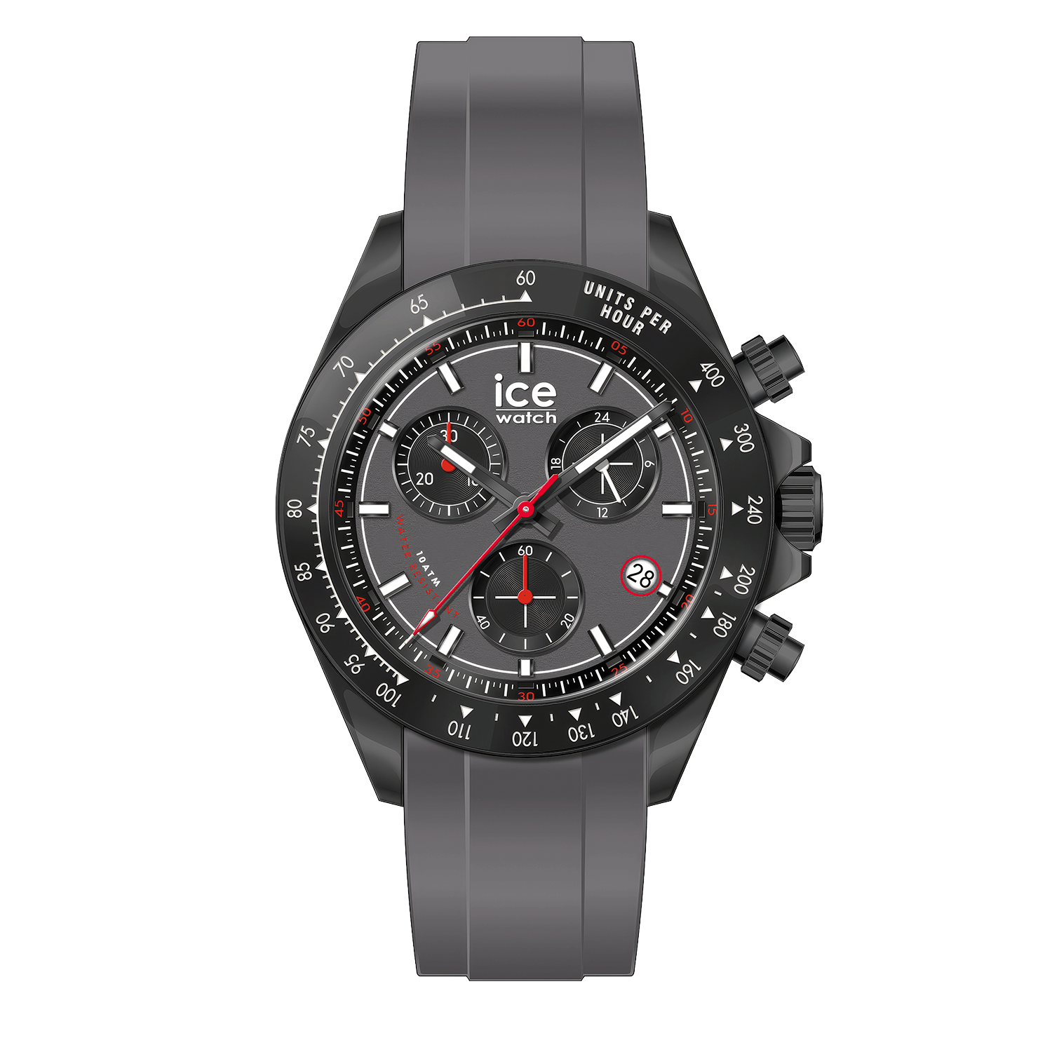 ice-watch Chronograph »BEWATCH« Quarzuhr, Armbanduhr, Herrenuhr, Silikonarmband, analog, Big Date