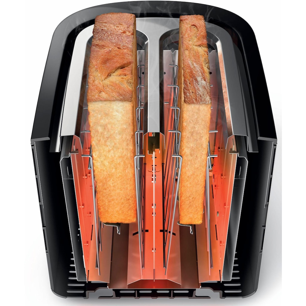 Philips Toaster »HD2637/90 Viva Collection«, 2 kurze Schlitze, für 2 Scheiben, 950 W