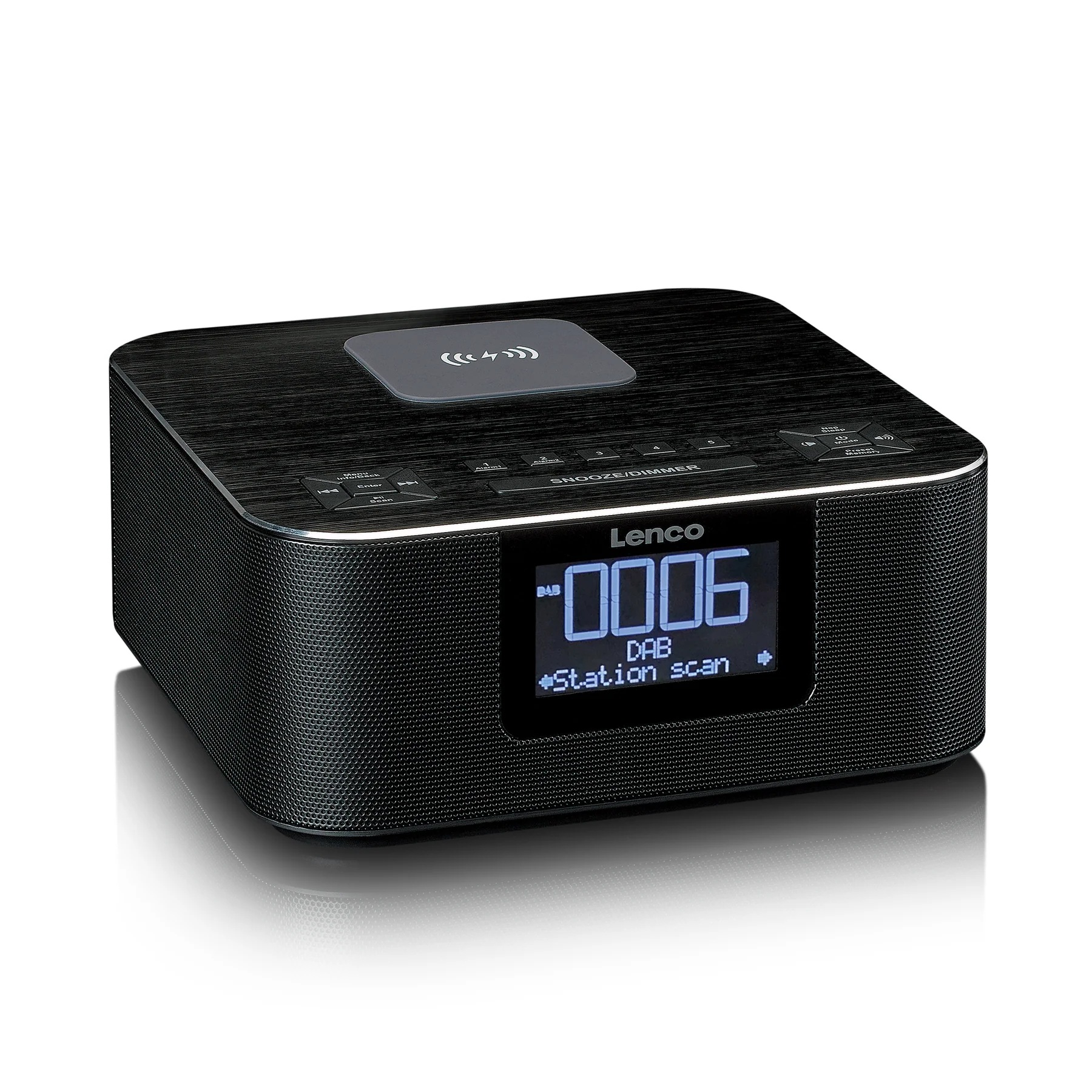 Lenco Uhrenradio »CR-650BK« (Bluetooth Digitalradio (DAB+) | FM-Tuner ) FM‑Radiowecker, LED‑Display, 2 Weckzeiten