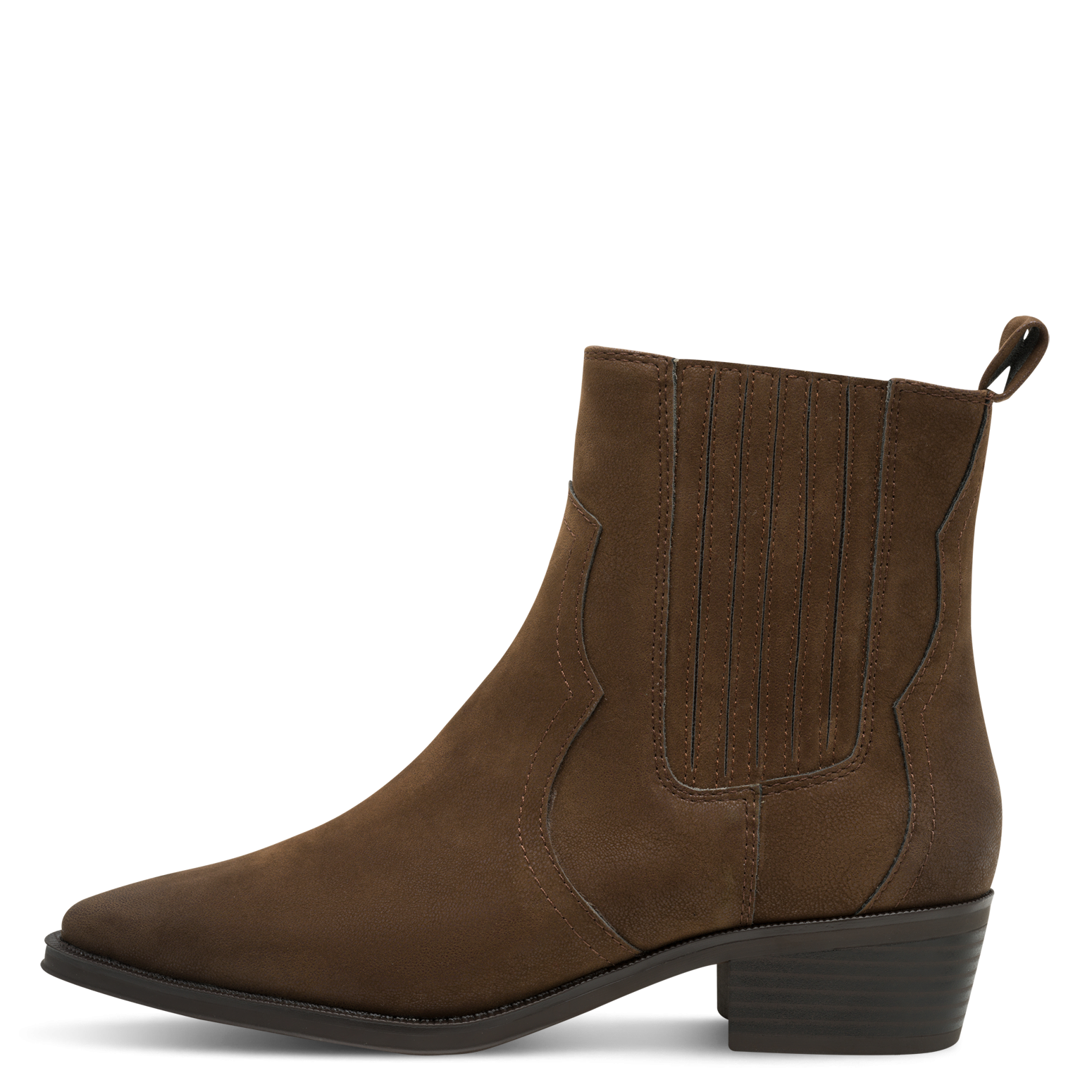 MARCO TOZZI Cowboy Stiefelette »AZARO«  Chelseaboots, Ankleboots im stylischen Used-Look