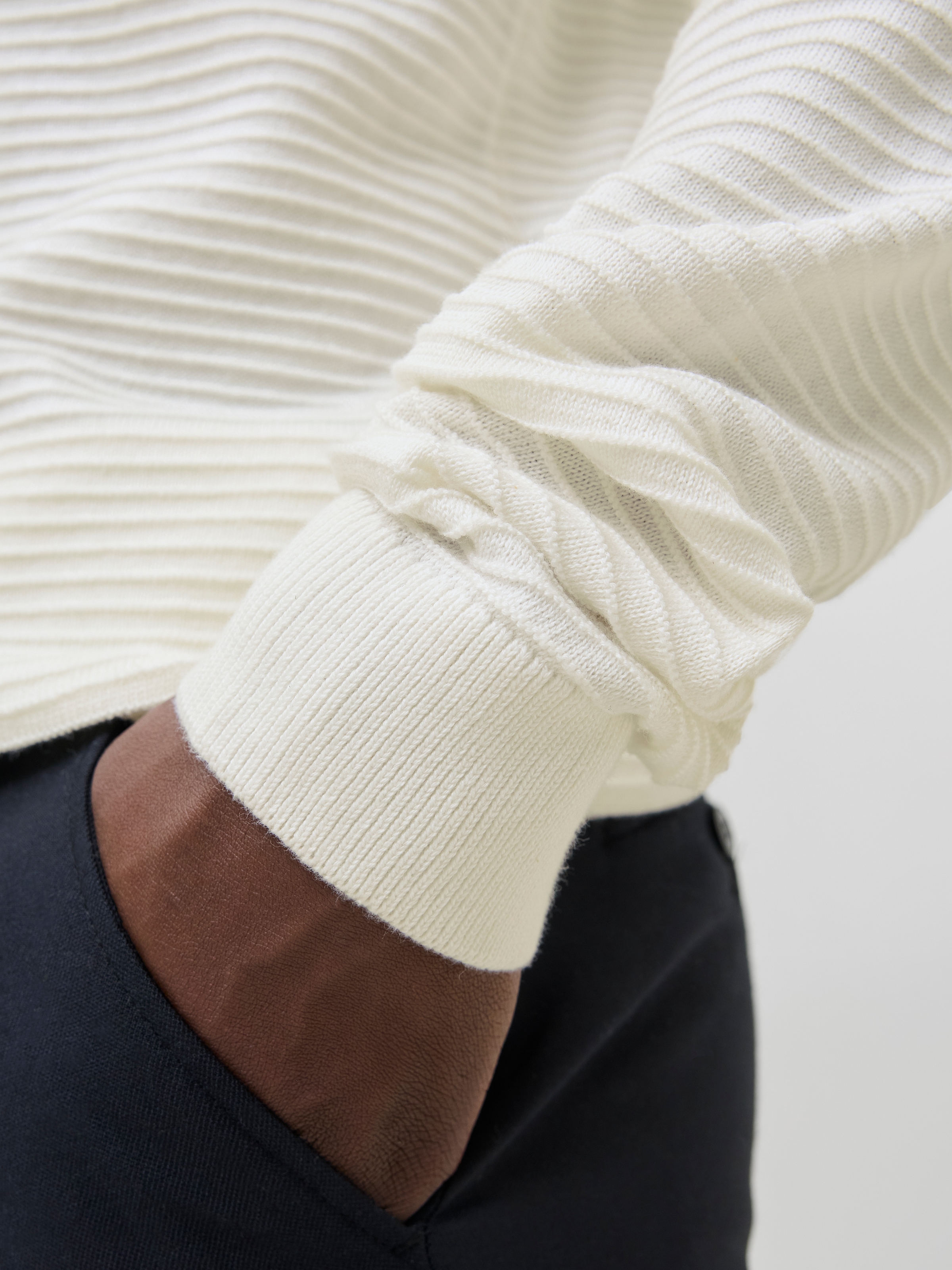 Jack & Jones Rundhalspullover »JJOTTO KNIT CREW NECK AW25«