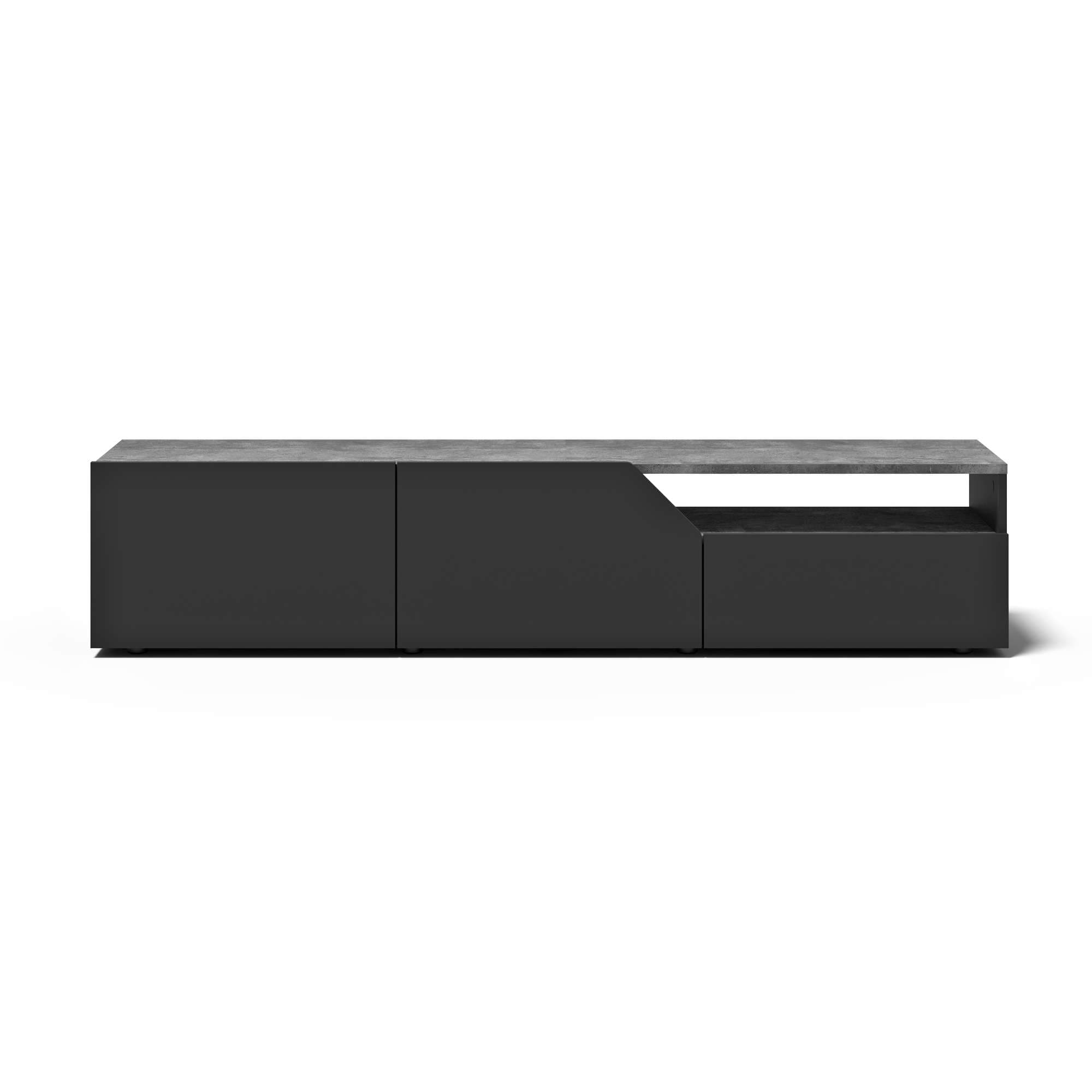 TemaHome TV-Bank »Verone TV Tisch, platsparendes Design, Lowboard,«, praktische Türen, offenes Fach, Breite 180 cm