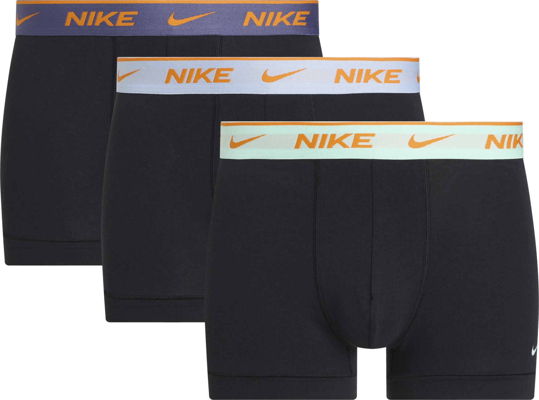 NIKE Underwear Trunk »TRUNK 3PK« Packung, 3er, 3 Stk. mit farbigem NIKE Logo-Elastikbund