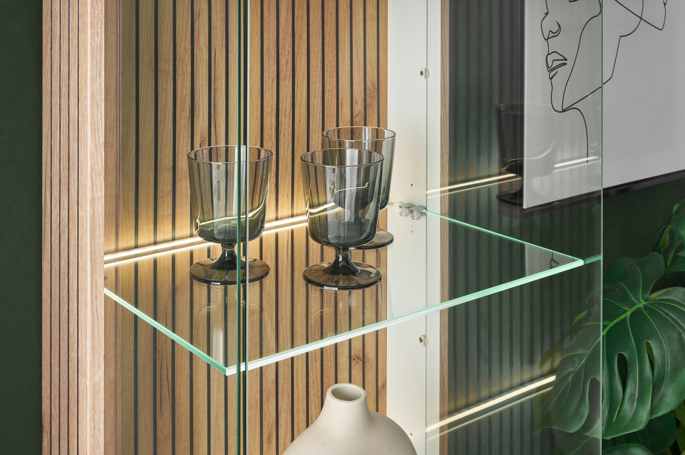 Home affaire Wohnwand »HUDSON« Set, 4 Stk. tlg.