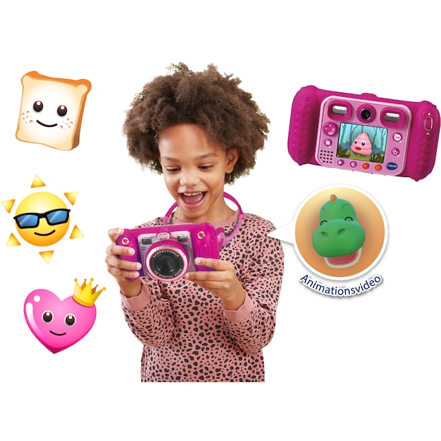 Vtech® Kinderkamera »KidiZoom Duo Pro, pink«, inklusive Tragetasche bei