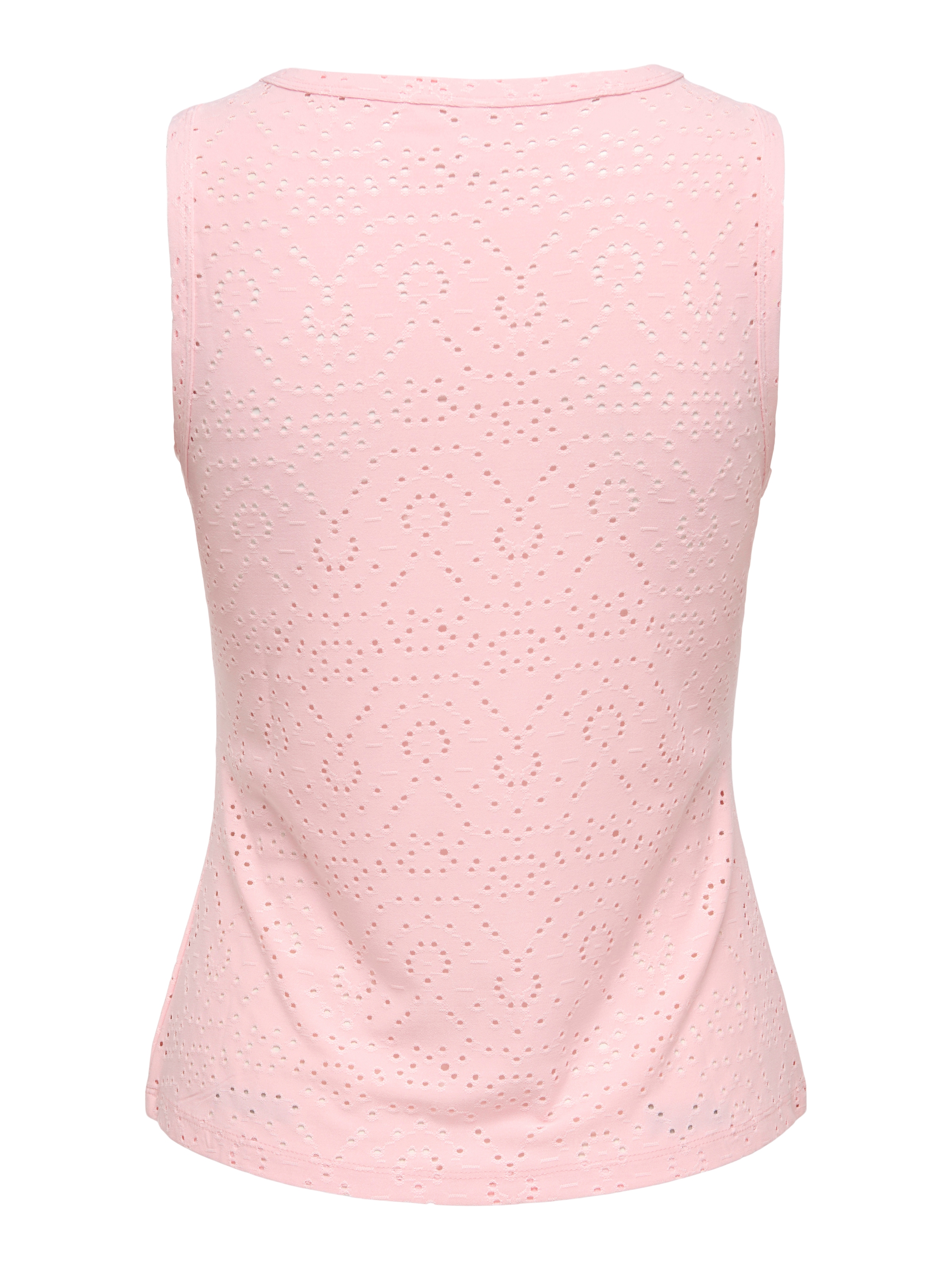 ONLY Spitzentop »ONLSMILLA S/L V-NECK TOP JRS« Materialmix, regular fit, V-Ausschnitt