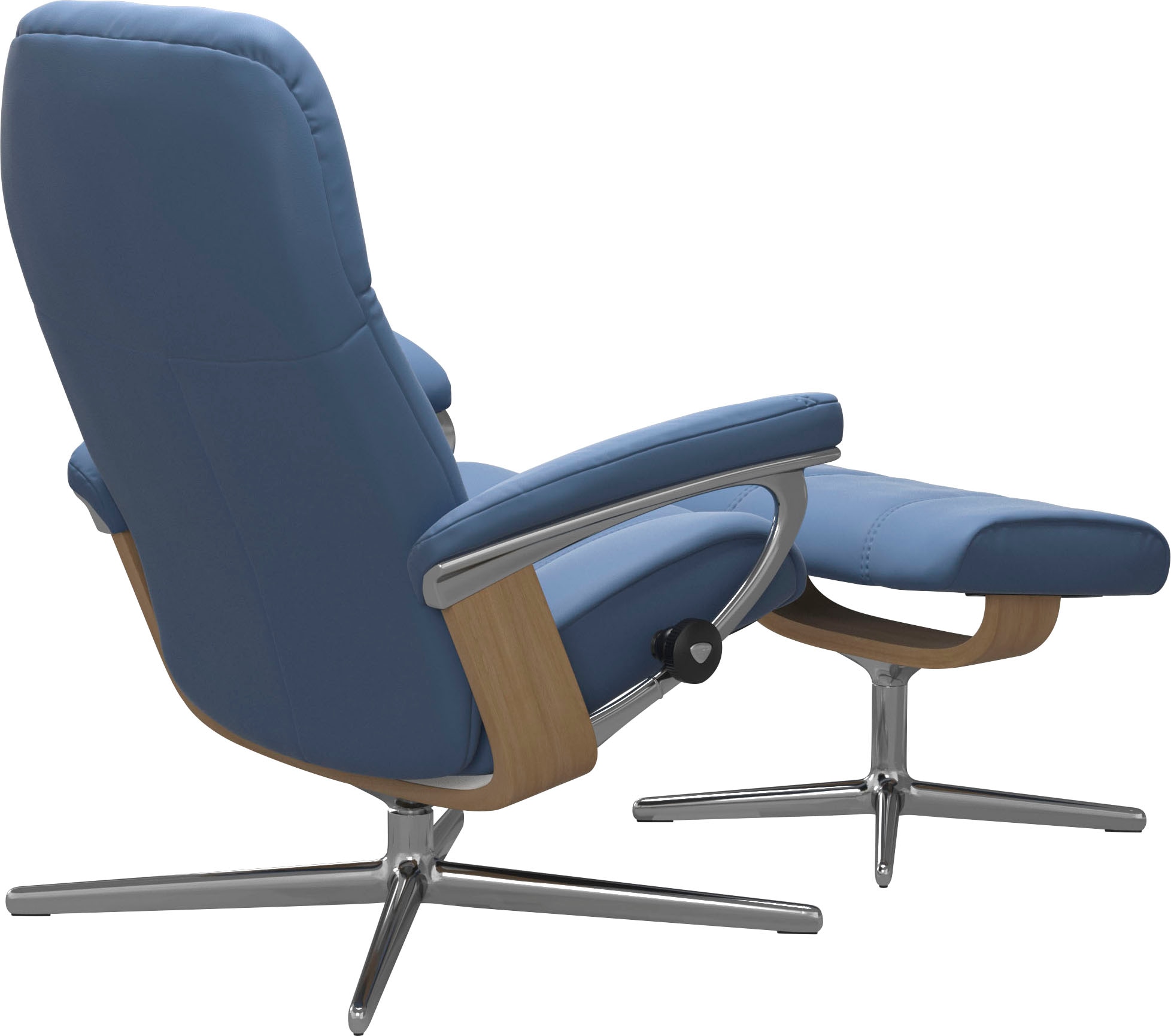 Stressless® Relaxsessel »Consul« mit Cross Base, Größe S, M & L, Holzakzent Eiche, in 2 Bezugsqualitäten lieferbar