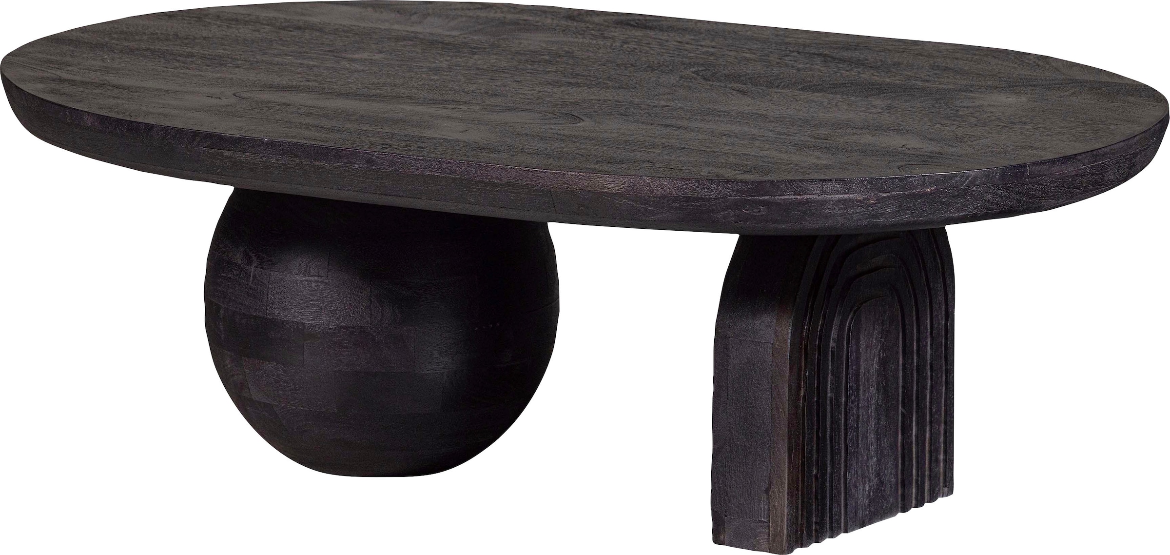 WOOOD Couchtisch »Steppe« aus Mangoholz, große Tischplatte, H 38 cm x B 110 cm