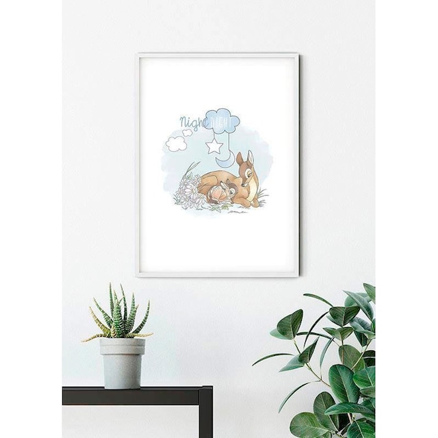 Komar Poster »Bambi Good Night«, Disney, (1 St.), Kinderzimmer, Schlafzimmer,  Wohnzimmer online kaufen | mit 3 Jahren XXL Garantie