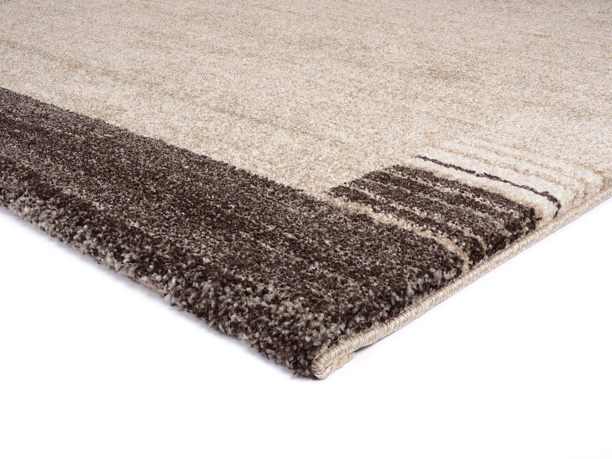 OCI DIE TEPPICHMARKE Teppich »CASTLE FLORA , auch als Läufer und in rund« rechteckig 20 mm Höhe dichter Frisé Kurzflor, farbiger Bordüre, Wohnzimmer, Schlafzimmer