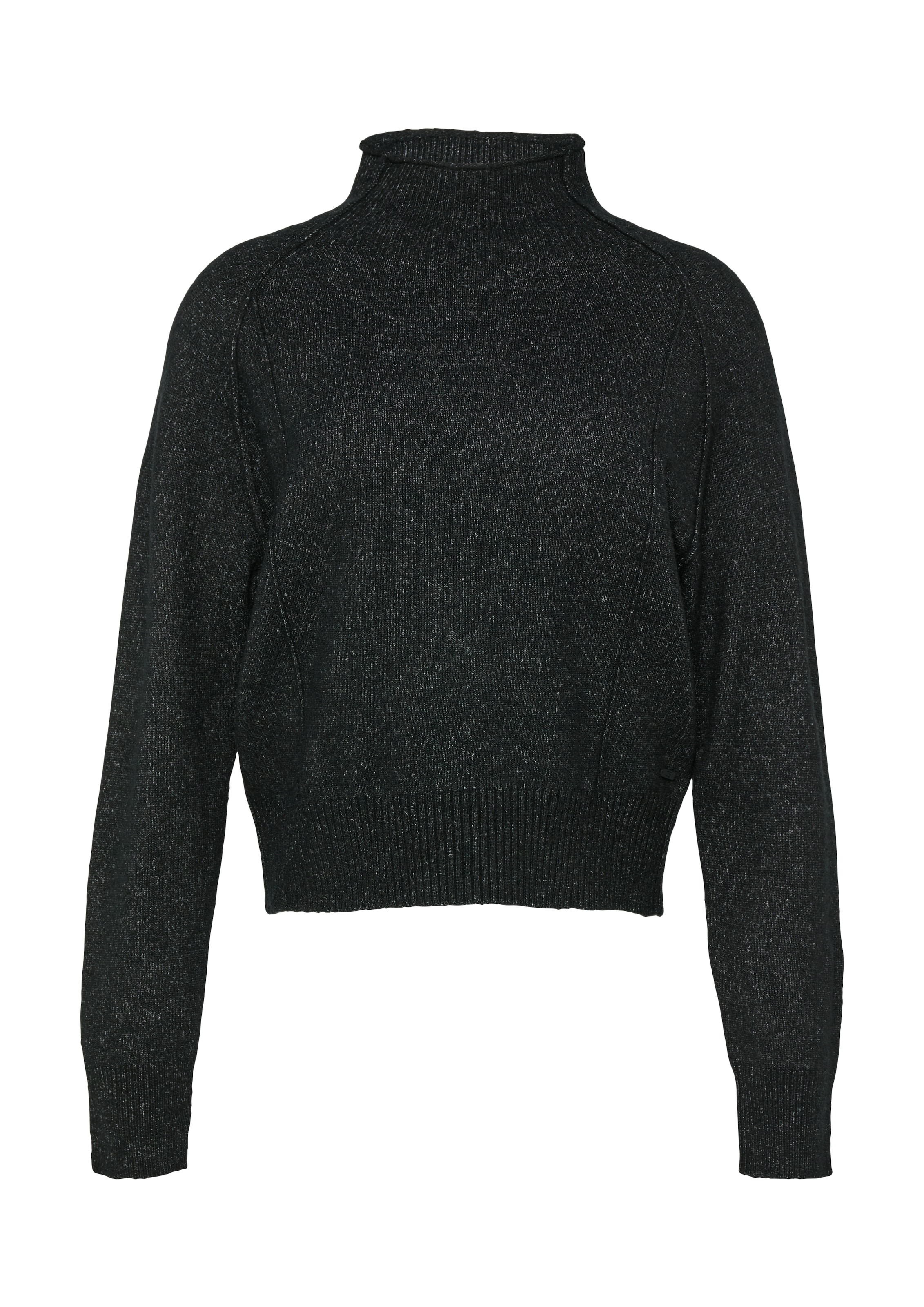 QS Stehkragenpullover, mit Ziernähten