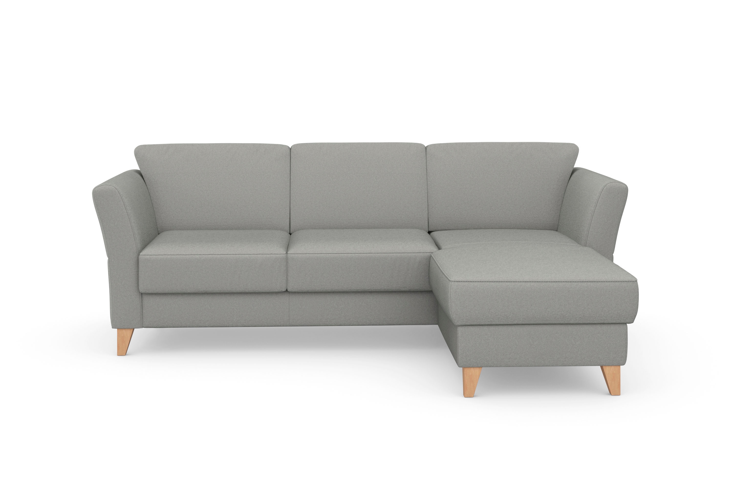 sit&more Ecksofa "Visby L-Form" Wahlweise mit Schlaffunktion und Bettkasten, frei im Raum stellbar