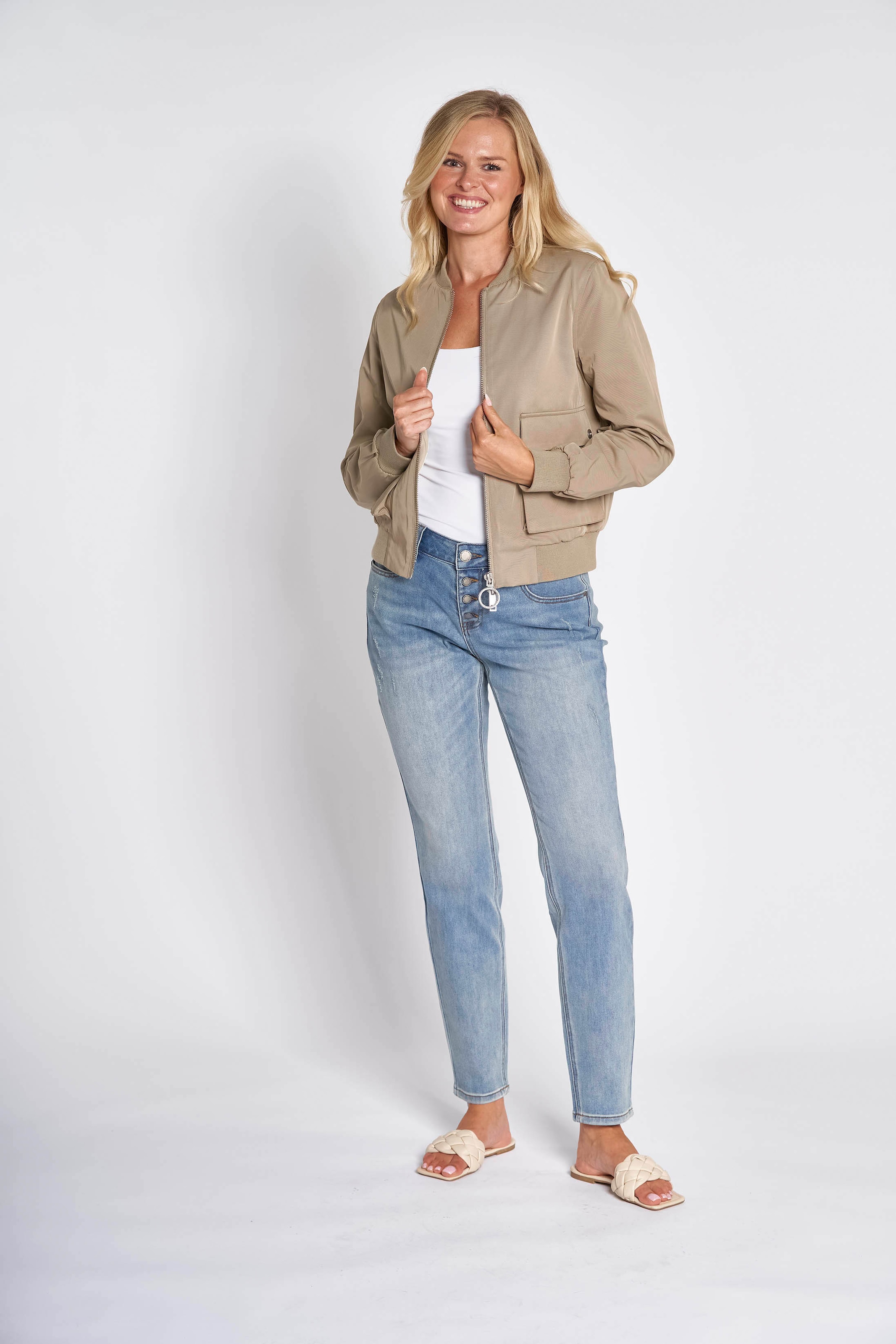 Zhrill Blouson, in Unifarbe