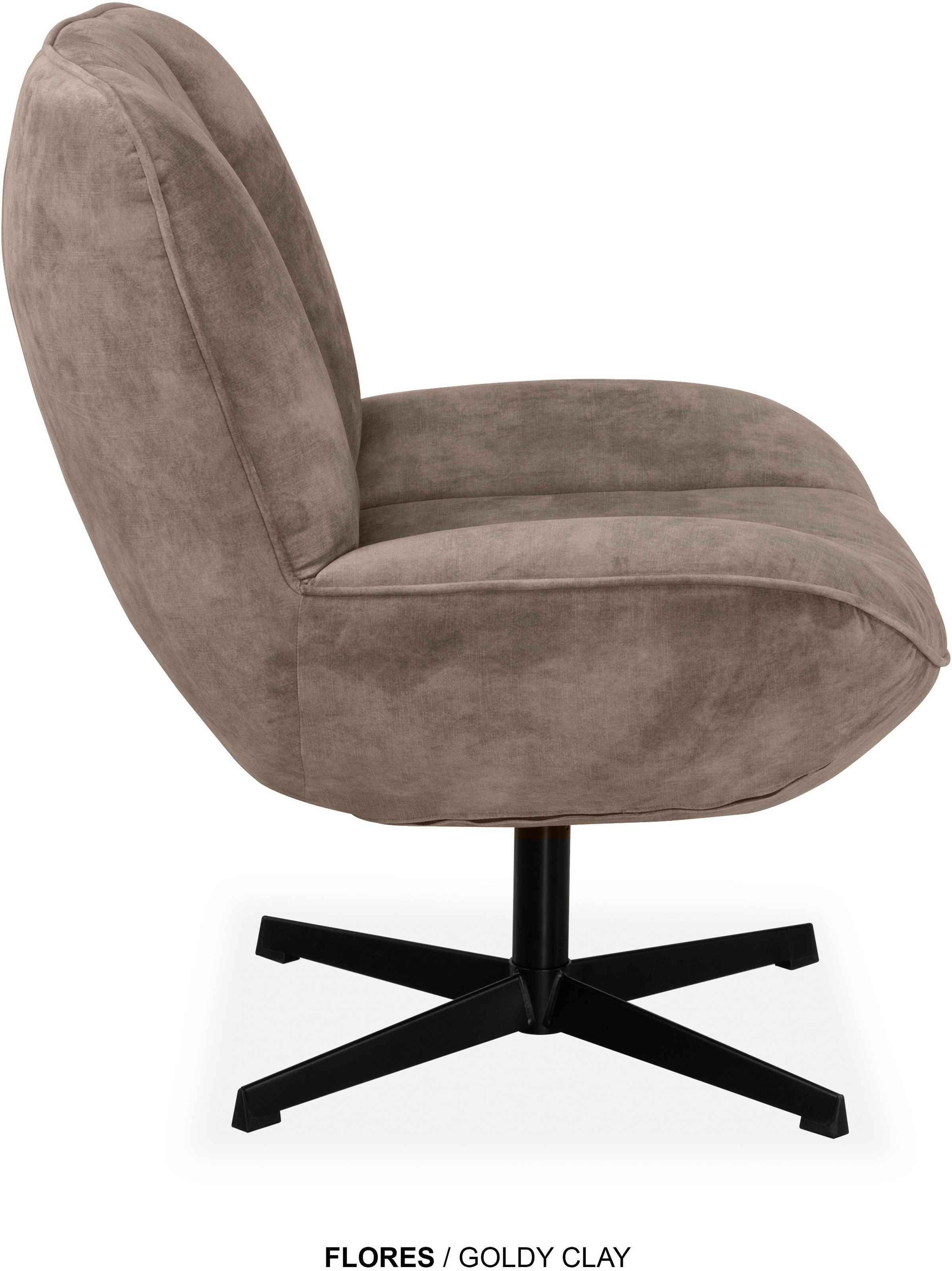 OMG Design Sessel »Flores« bequemer Sessel, mit Drehgestell