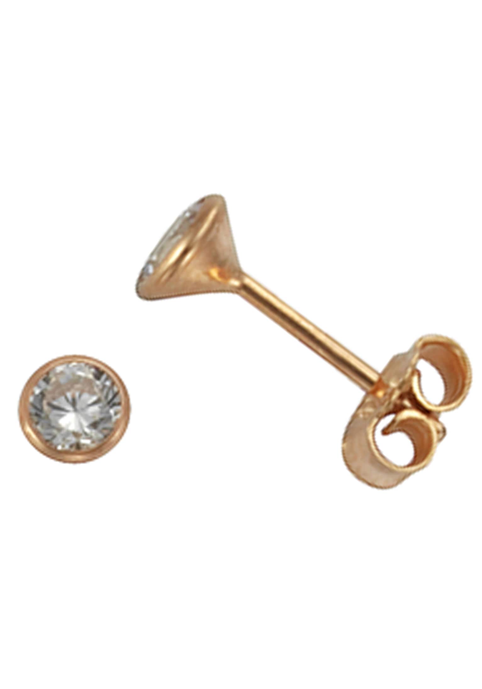 Firetti Paar Ohrstecker »Schmuck Geschenk Silber 925 Ohrschmuck Solitär« mit Zirkonia (synth.)