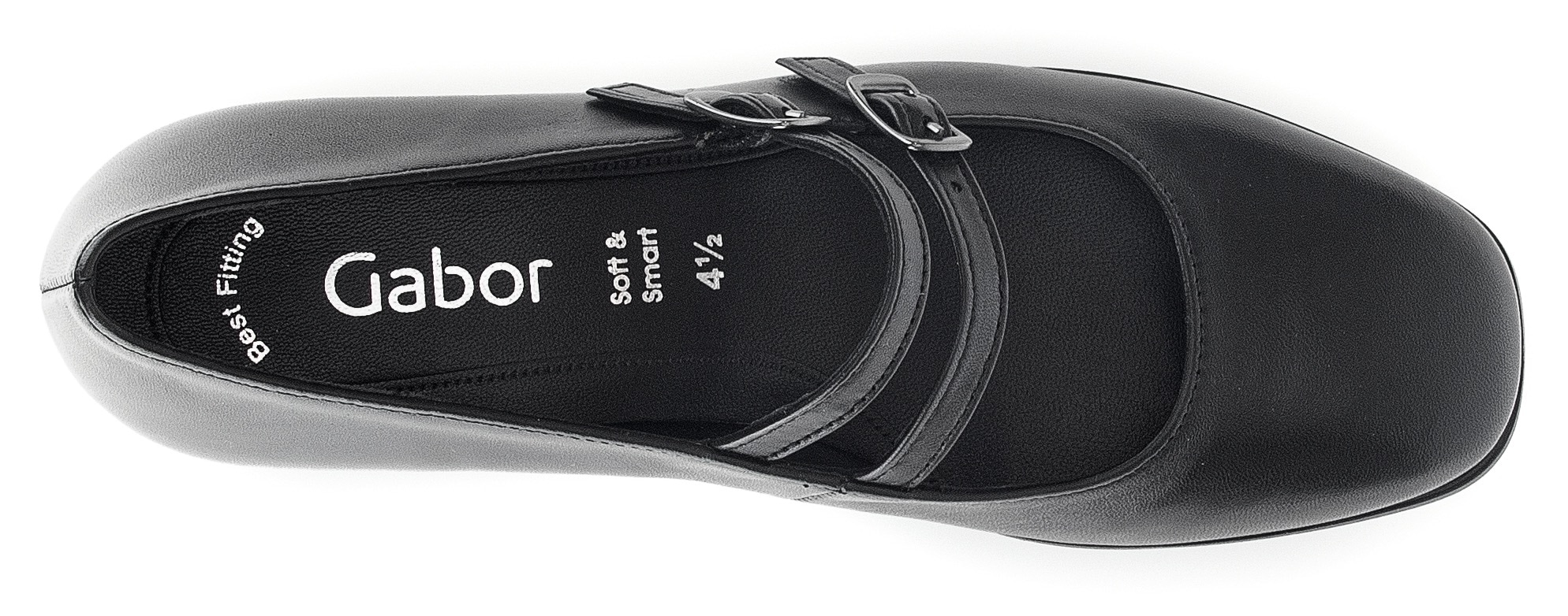 Gabor Spangenpumps, Blockabsatz, Businessmode, Pumps in Mary Jane Optik