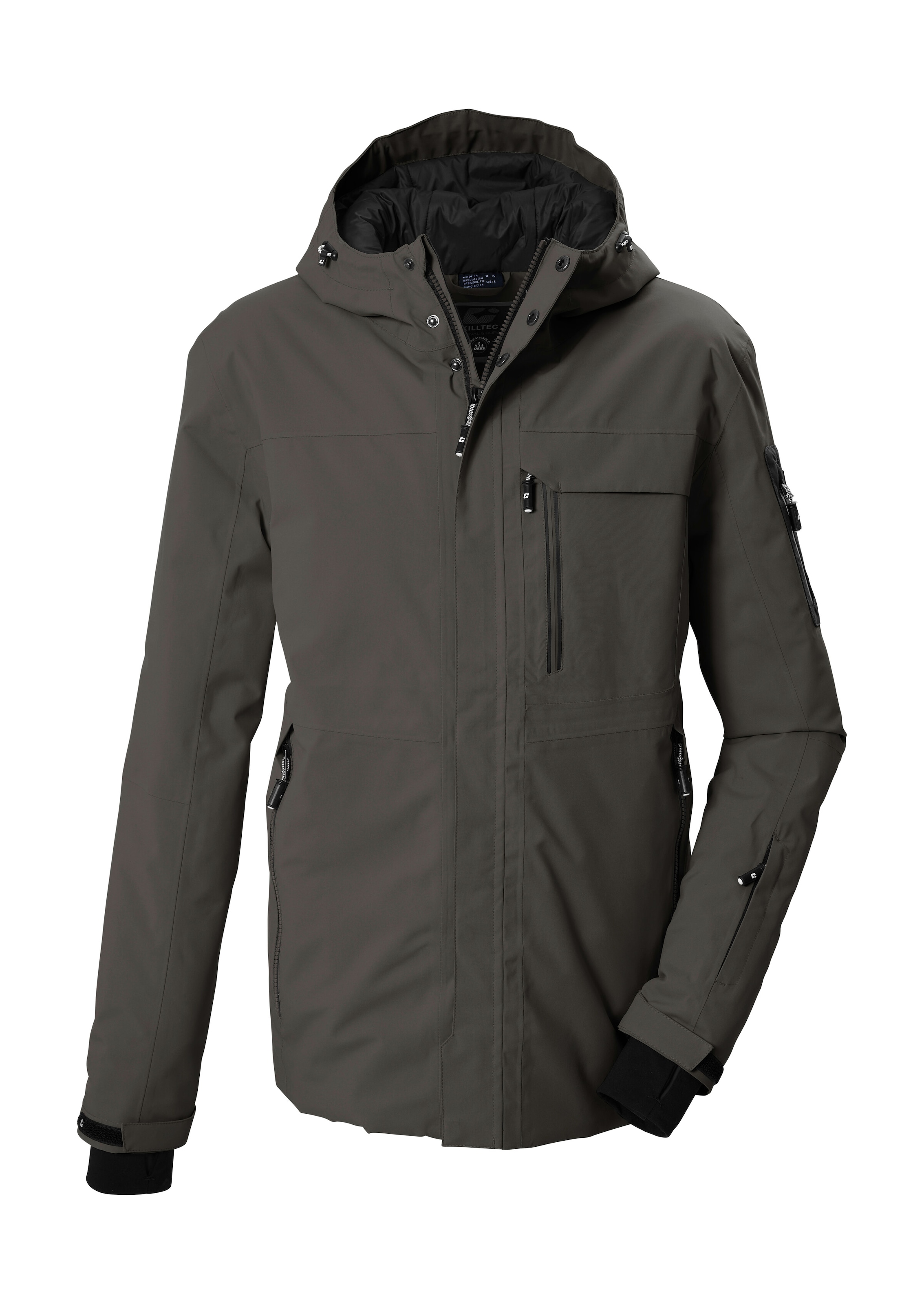 Killtec Skijacke »KSW 78 MN SKI JCKT« Atmungsaktive, wasserdichte Skijacke mit verstellbarer Kapuze