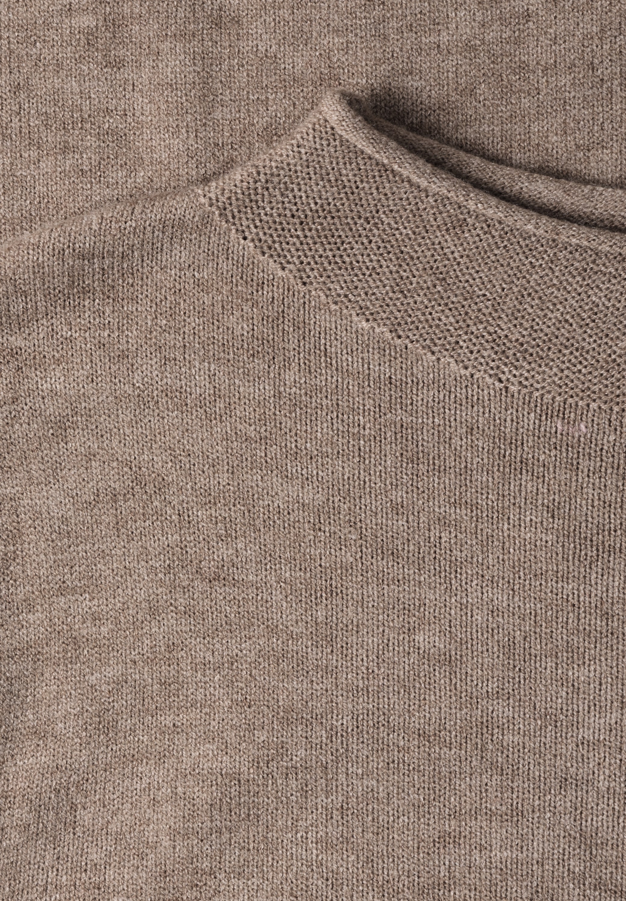 STREET ONE Strickpullover Halbarm Pullover mit Turtle Neck