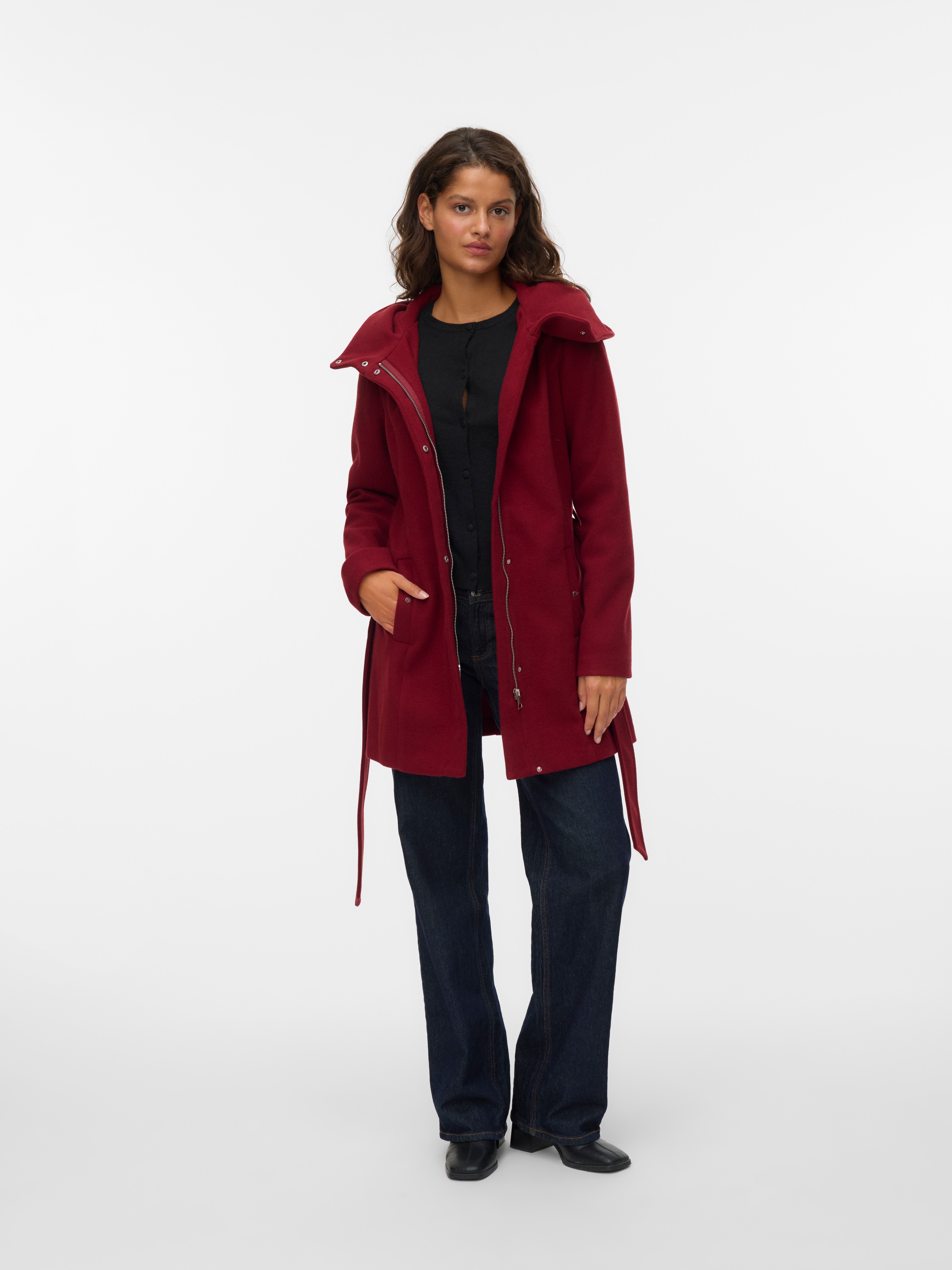 Vero Moda Langjacke »VMPOPLIVA JACKET GA BOO« mit Kapuze