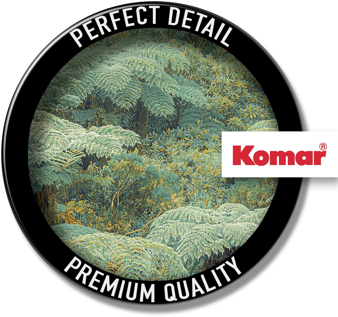 Komar Fototapete »Digitaldruck Vlies -  Jungle Lands - Größe 400 x 250 cm« bedruckt glatt Wohnzimmer, Schlafzimmer