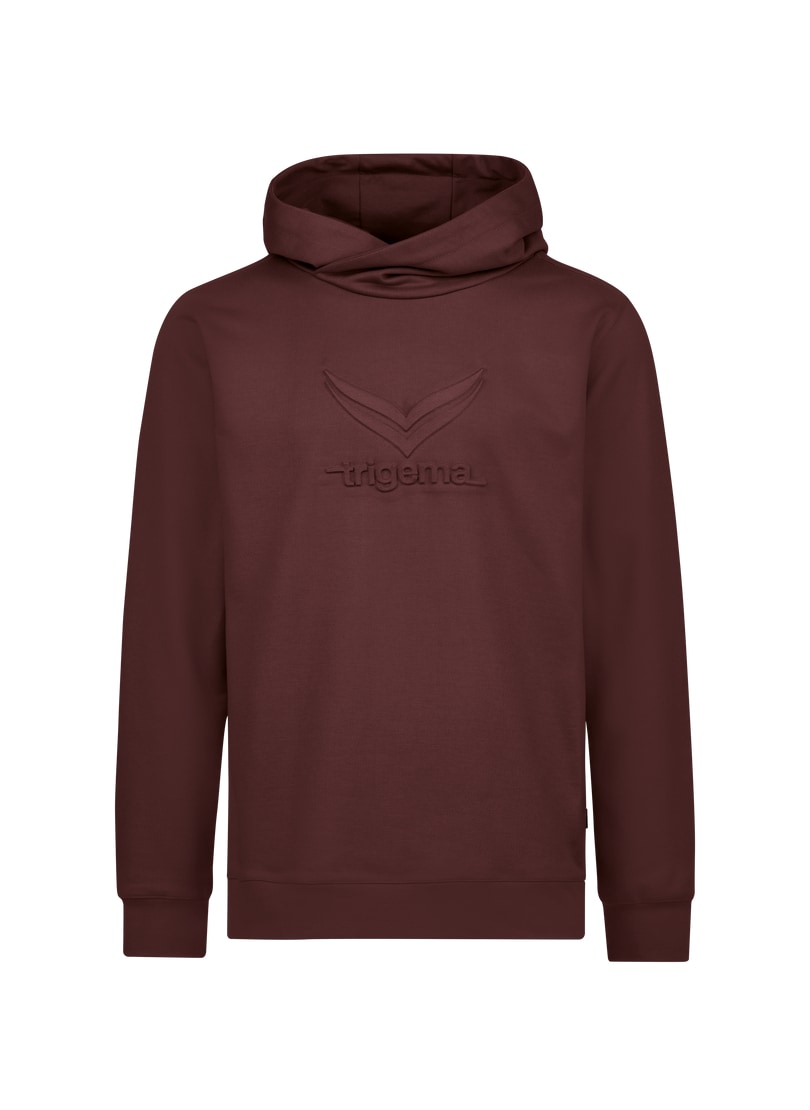 Trigema Kapuzensweatshirt »TRIGEMA Kapuzenpullover mit großem 3D-Motiv«