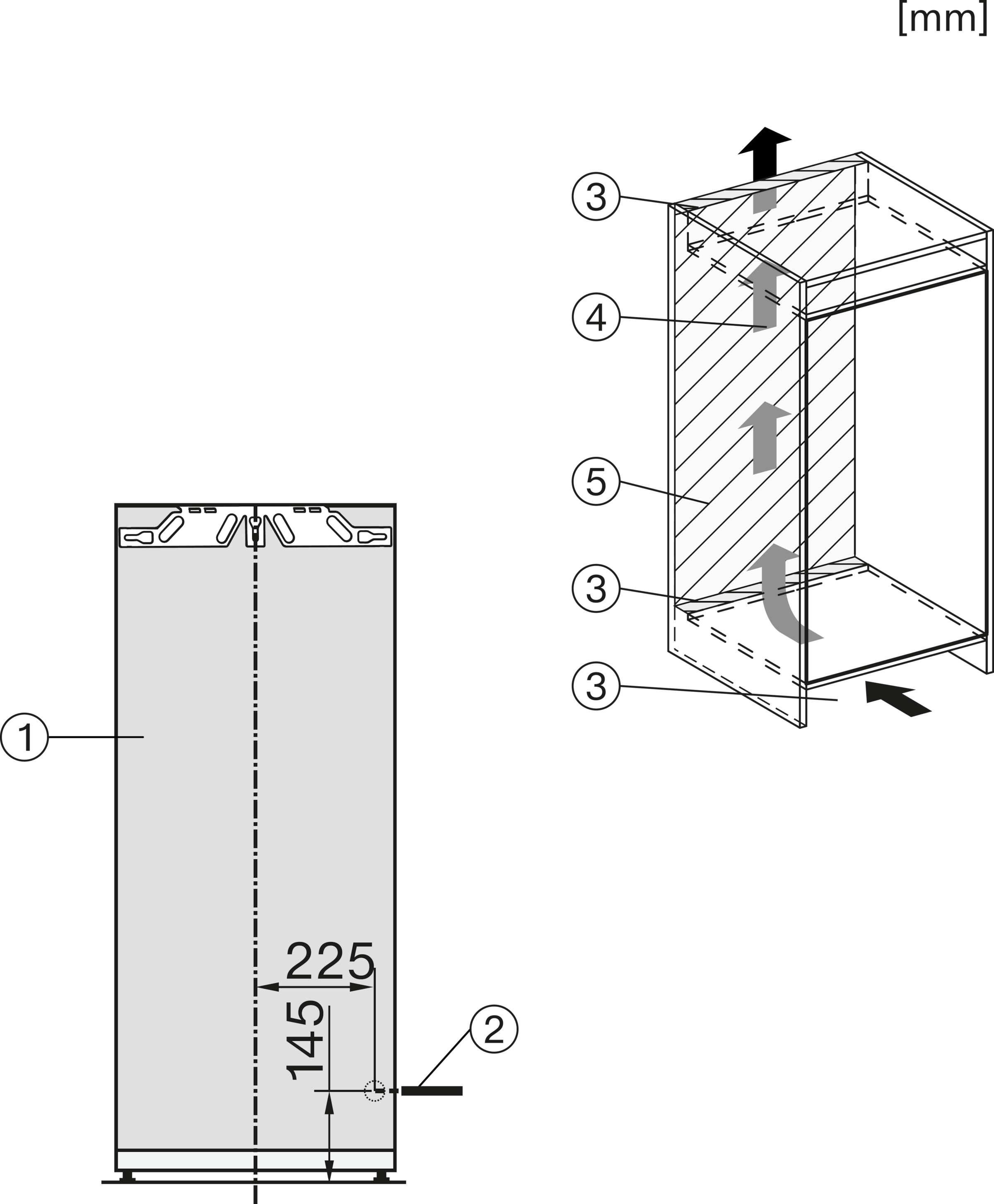 Miele Einbaukühlschrank »K 7447 C«