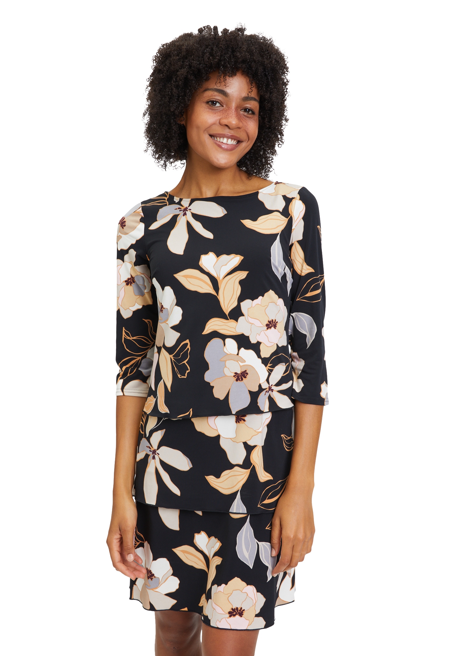 Betty Barclay Midikleid »Stufenkleid mit 3/4 Arm«