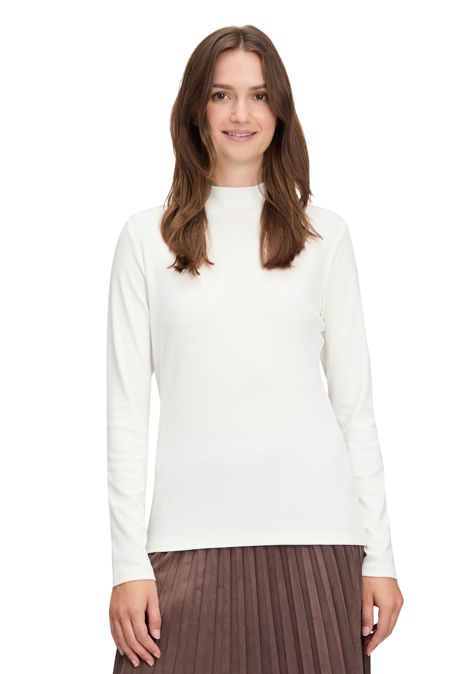 Cartoon Langarmshirt »Basic Shirt mit Kragen«