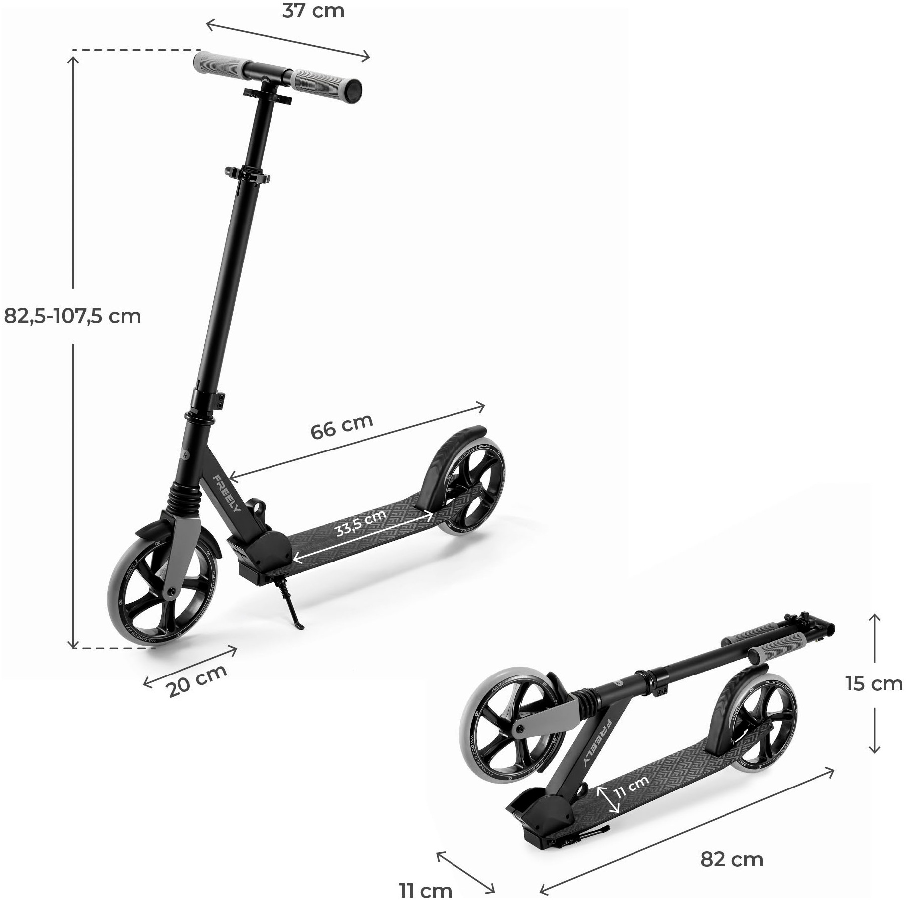 Kinderkraft Tretroller »FREELY«