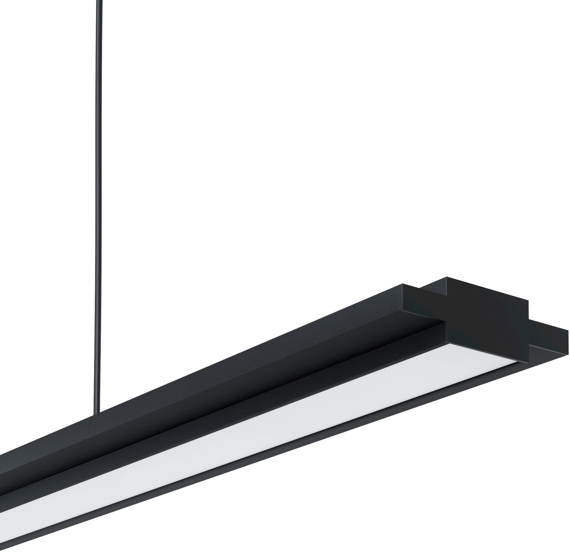 EGLO Hängeleuchte »CAMBULOS«, Leuchtmittel LED-Modul | LED fest integriert, Hängeleuchte in schwarz aus Stahl - 17W - Warmweiß